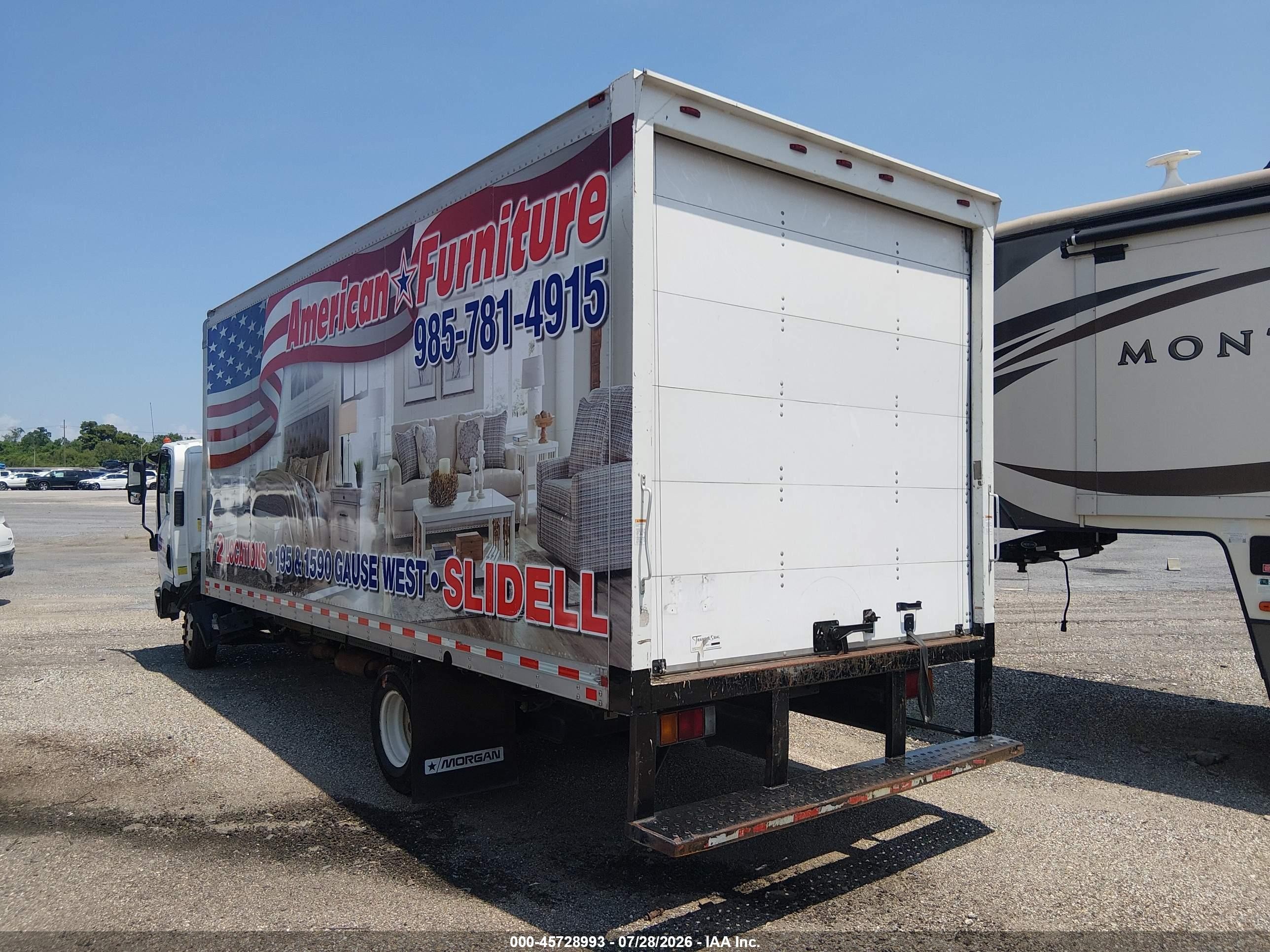 2019 Isuzu Npr VIN 54DB4W1B1KS805573 IAAI salvage auction — Front End, Salvage (Louisiana), sold $1,000 on 2026-08-11 (photo 3)