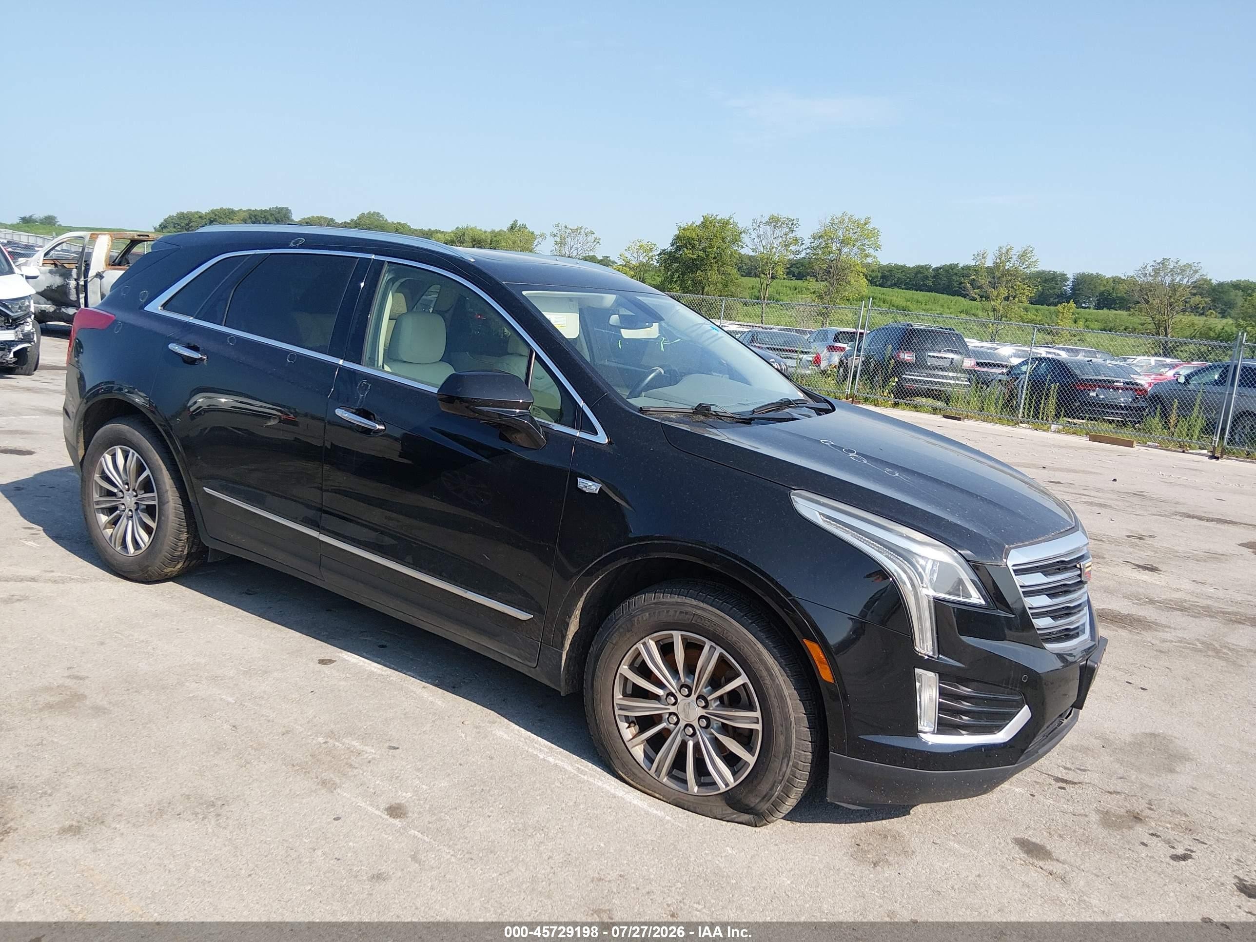2017 Cadillac Xt5 VIN 1GYKNBRS1HZ287117 IAAI salvage auction — Water/Flood, Salvage (Iowa), sold $900 on 2026-09-01 (photo 1)