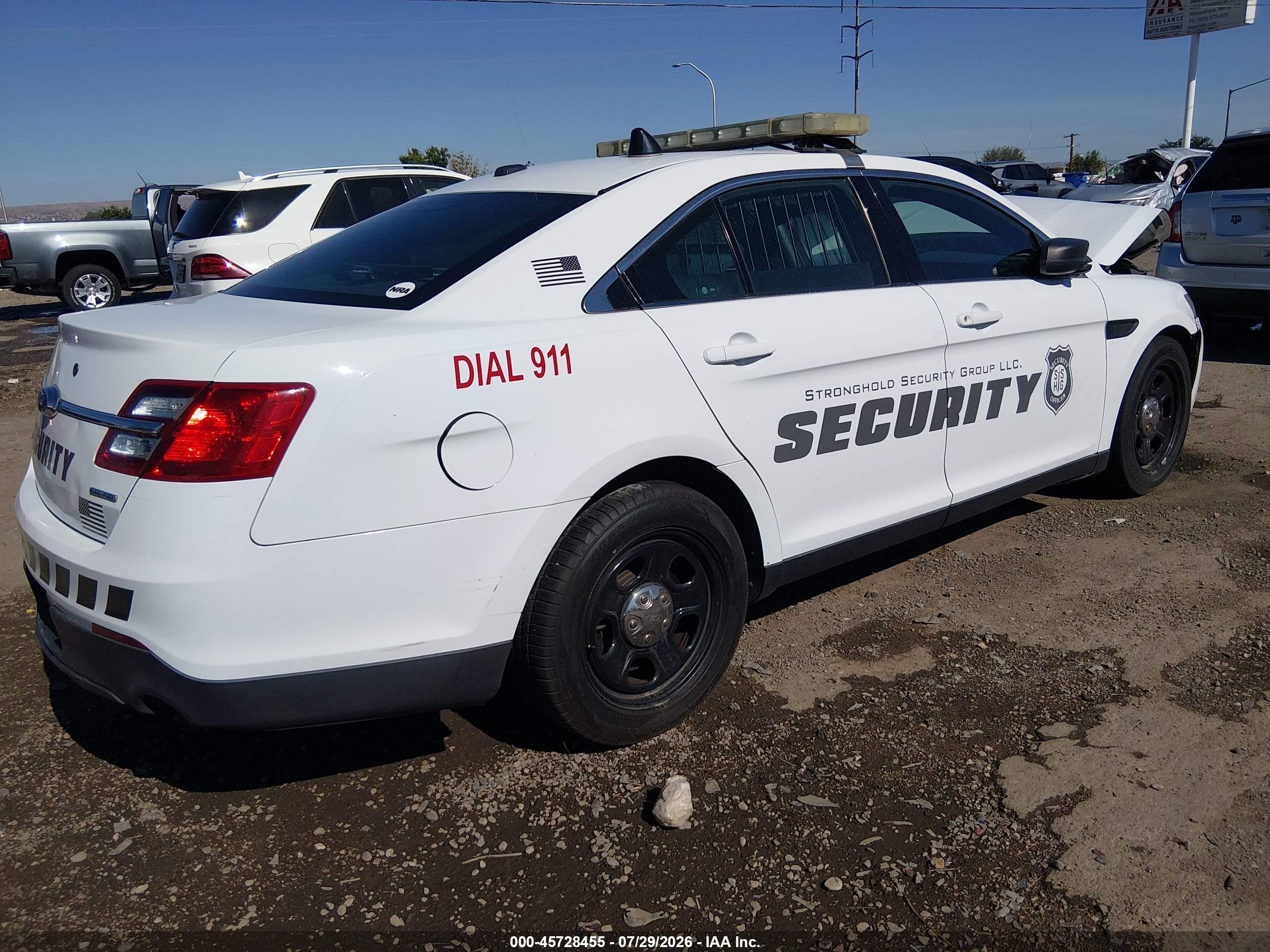 2016 Ford Taurus VIN 1FAHP2L81GG134504 IAAI salvage auction — Front End, Salvage (New Mexico), sold $550 on 2026-09-08 (photo 4)