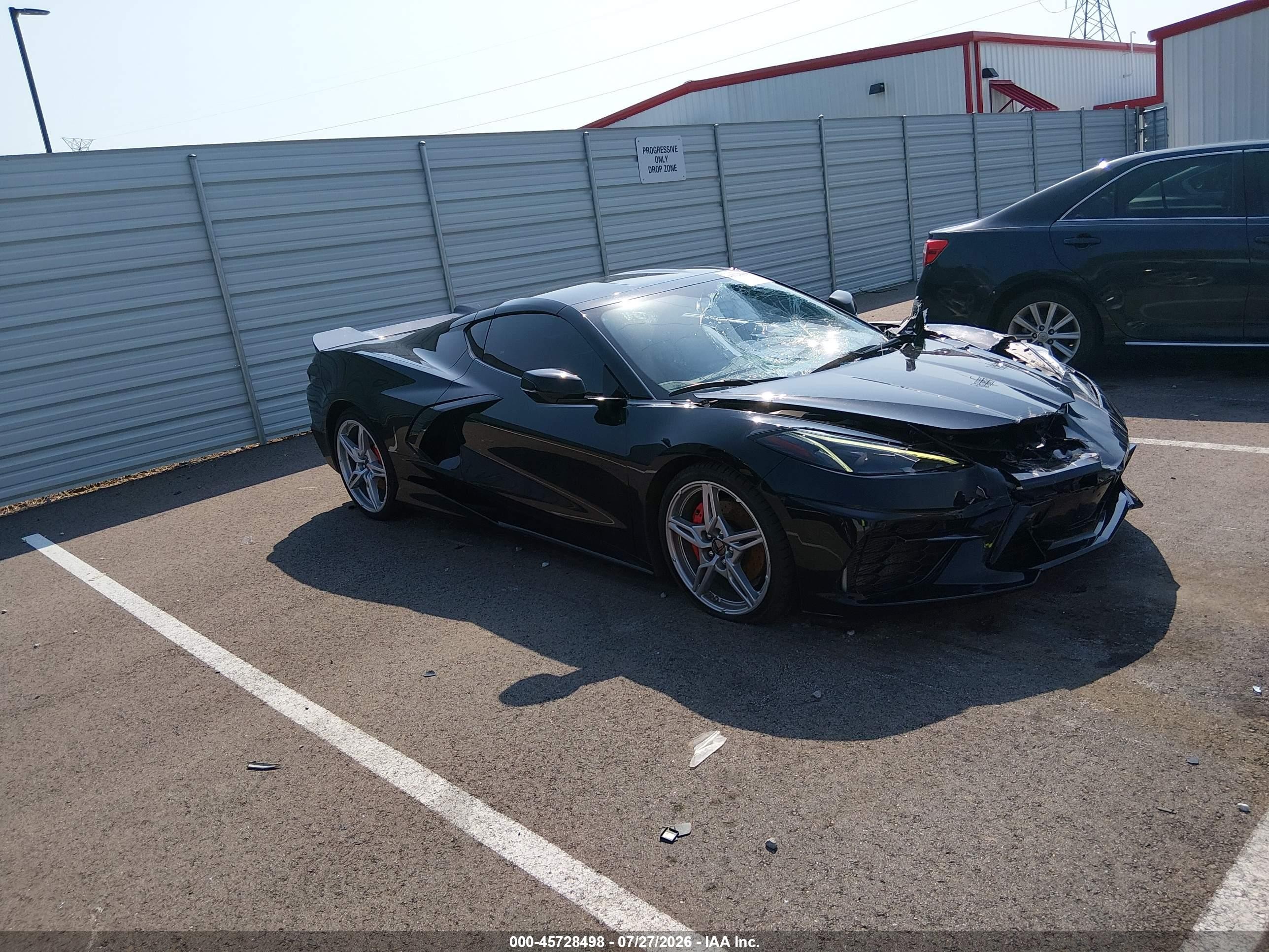 2022 Chevrolet Corvette Stingray VIN 1G1YB2D42N5115899 — IAAI salvage auction photo