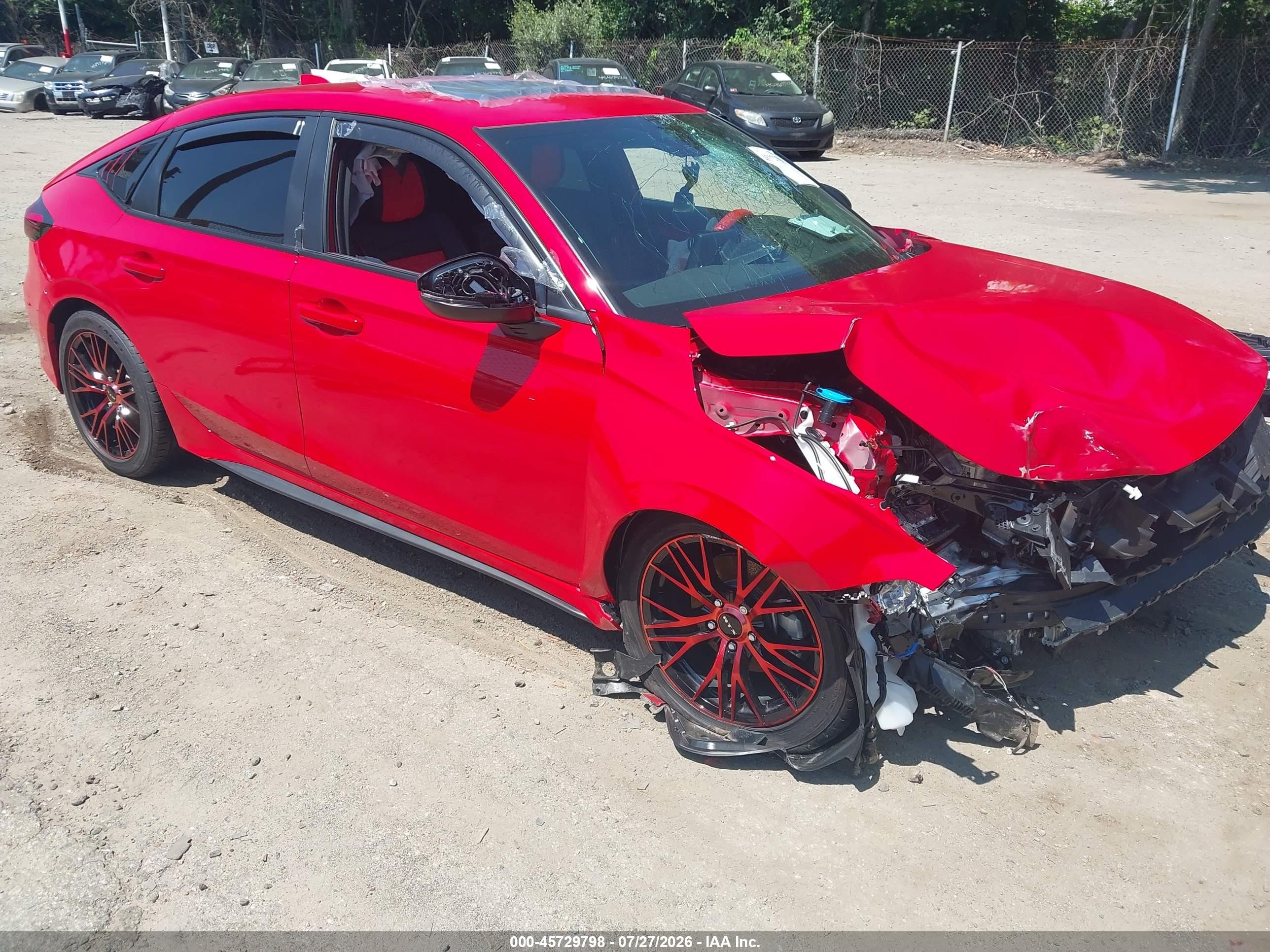 2026 Honda Civic Hybrid VIN 19XFL4H93TE009735 — IAAI salvage auction photo
