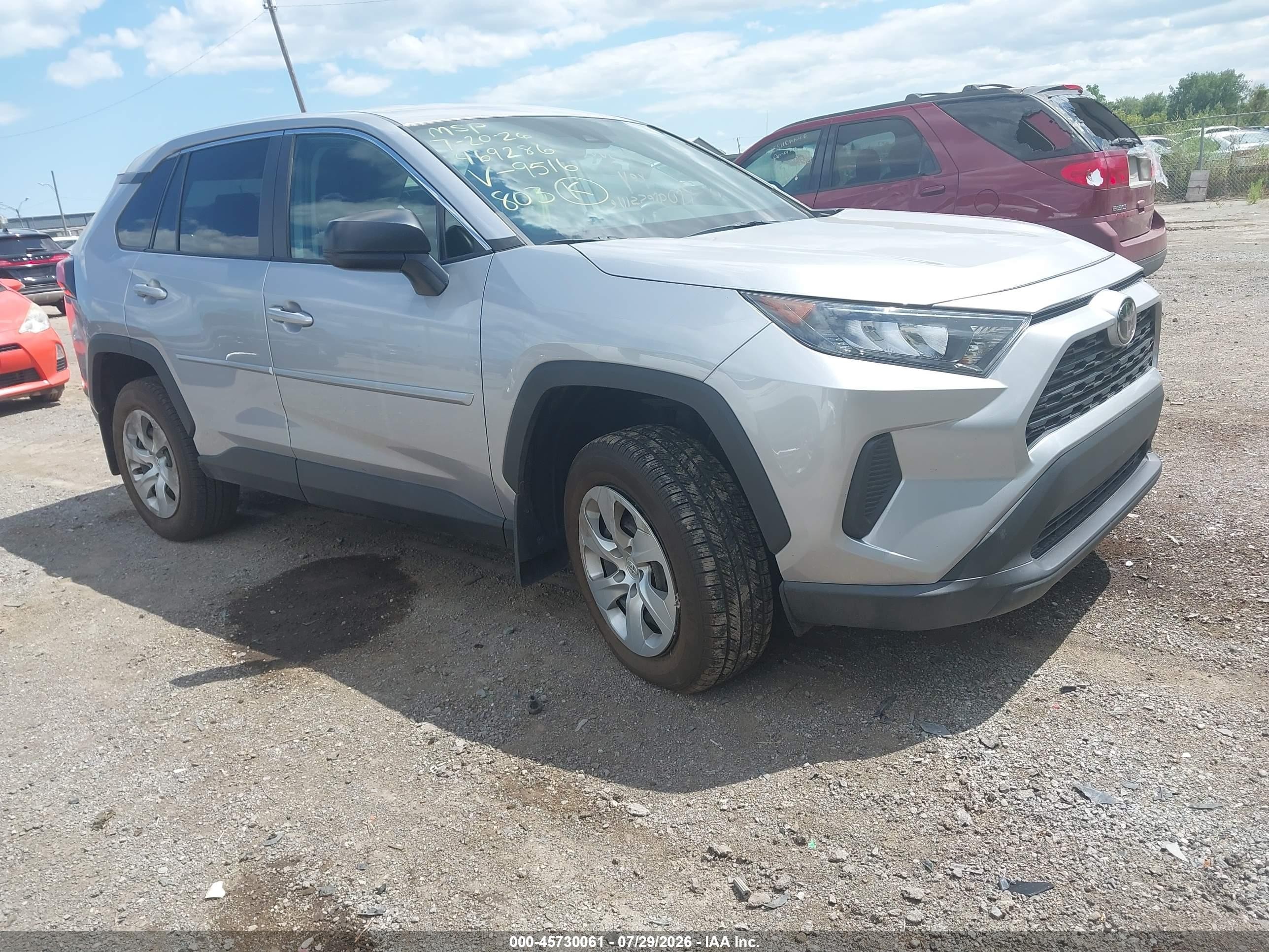2022 Toyota RAV4 VIN 2T3F1RFV9NC279516 — IAAI salvage auction photo