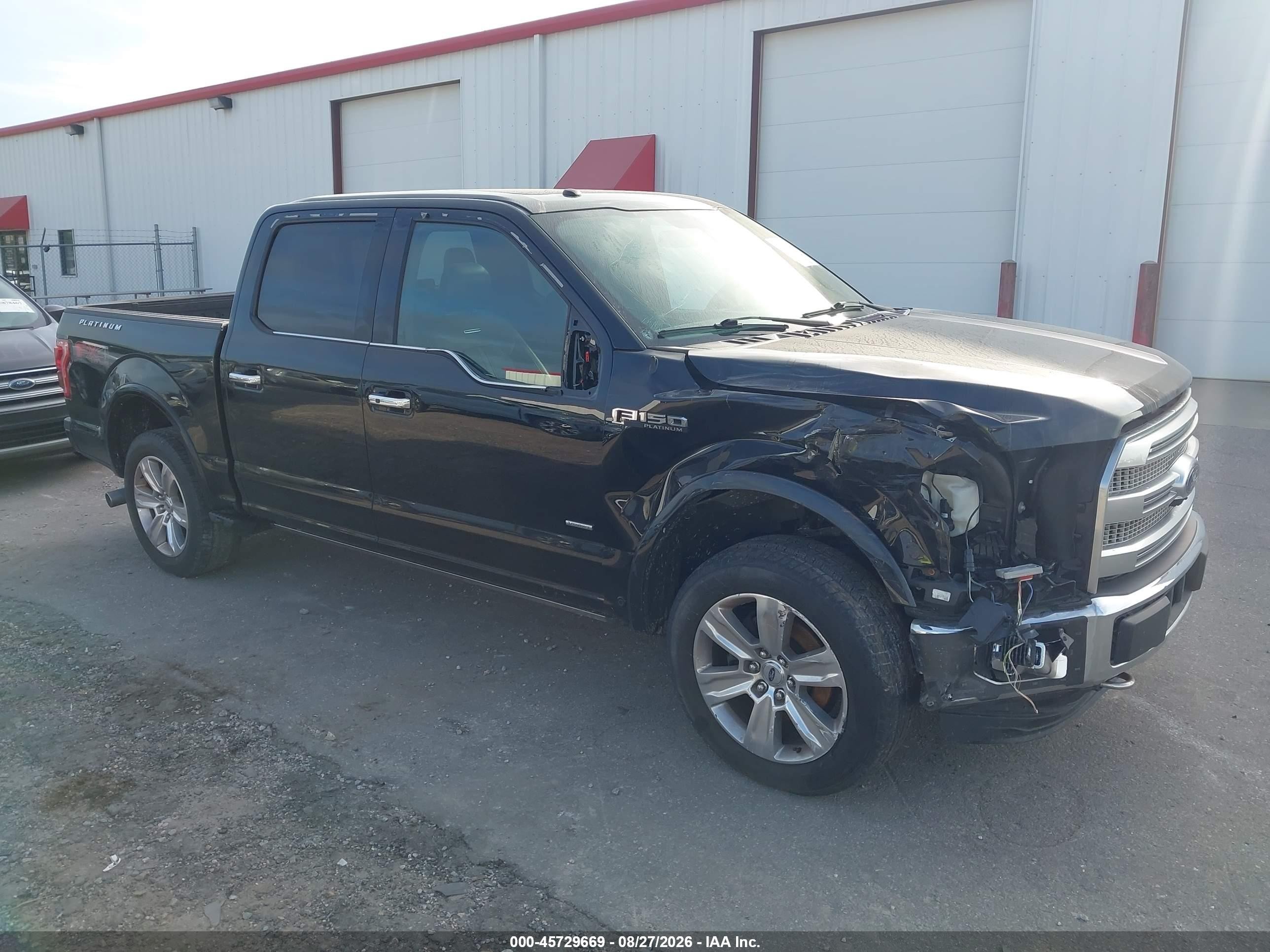 2016 Ford F-150 VIN 1FTEW1EG9GFD08355 — IAAI salvage auction photo