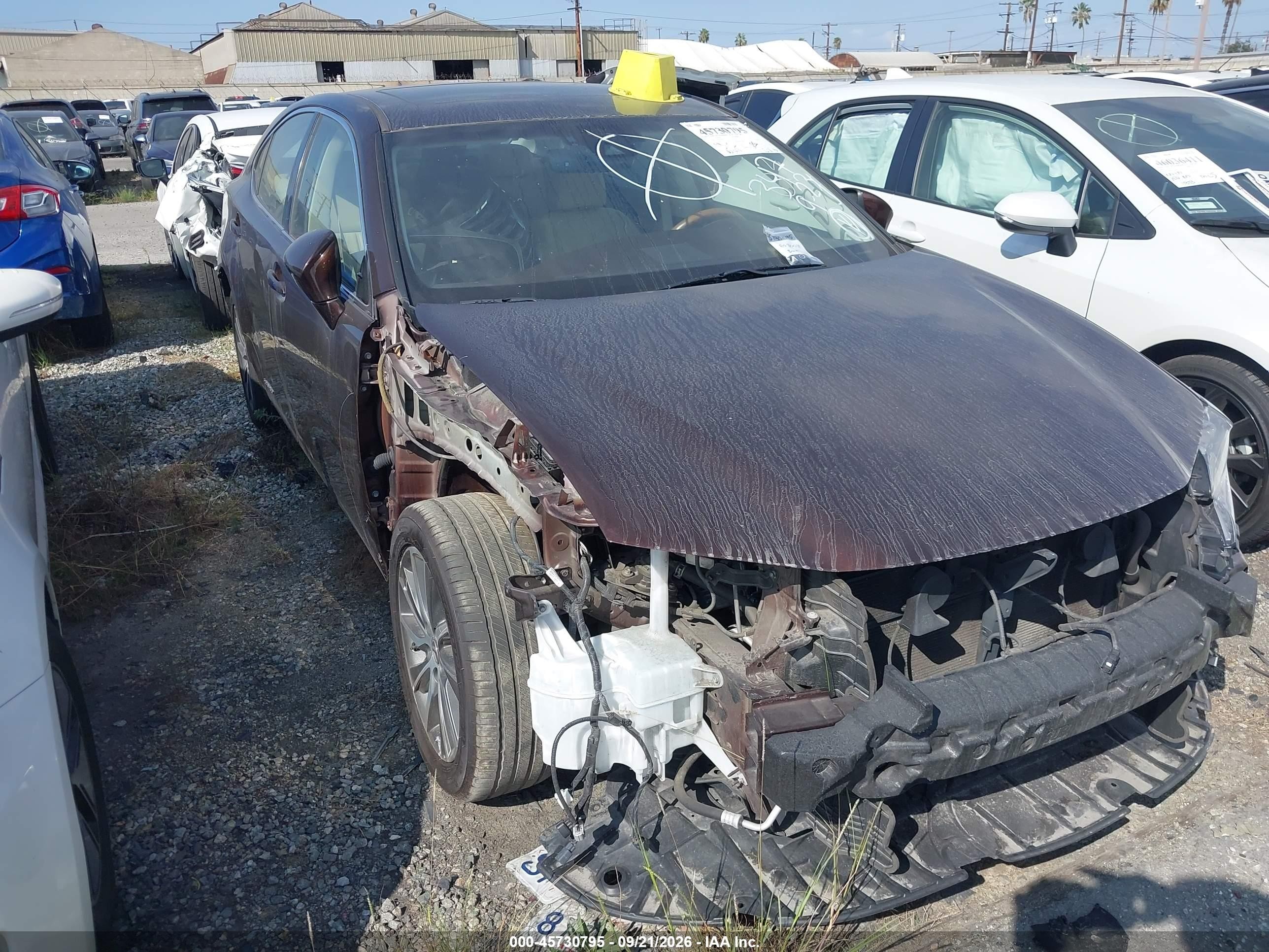 2017 Lexus ES 300h VIN JTHBW1GG8H2144961 — IAAI salvage auction photo