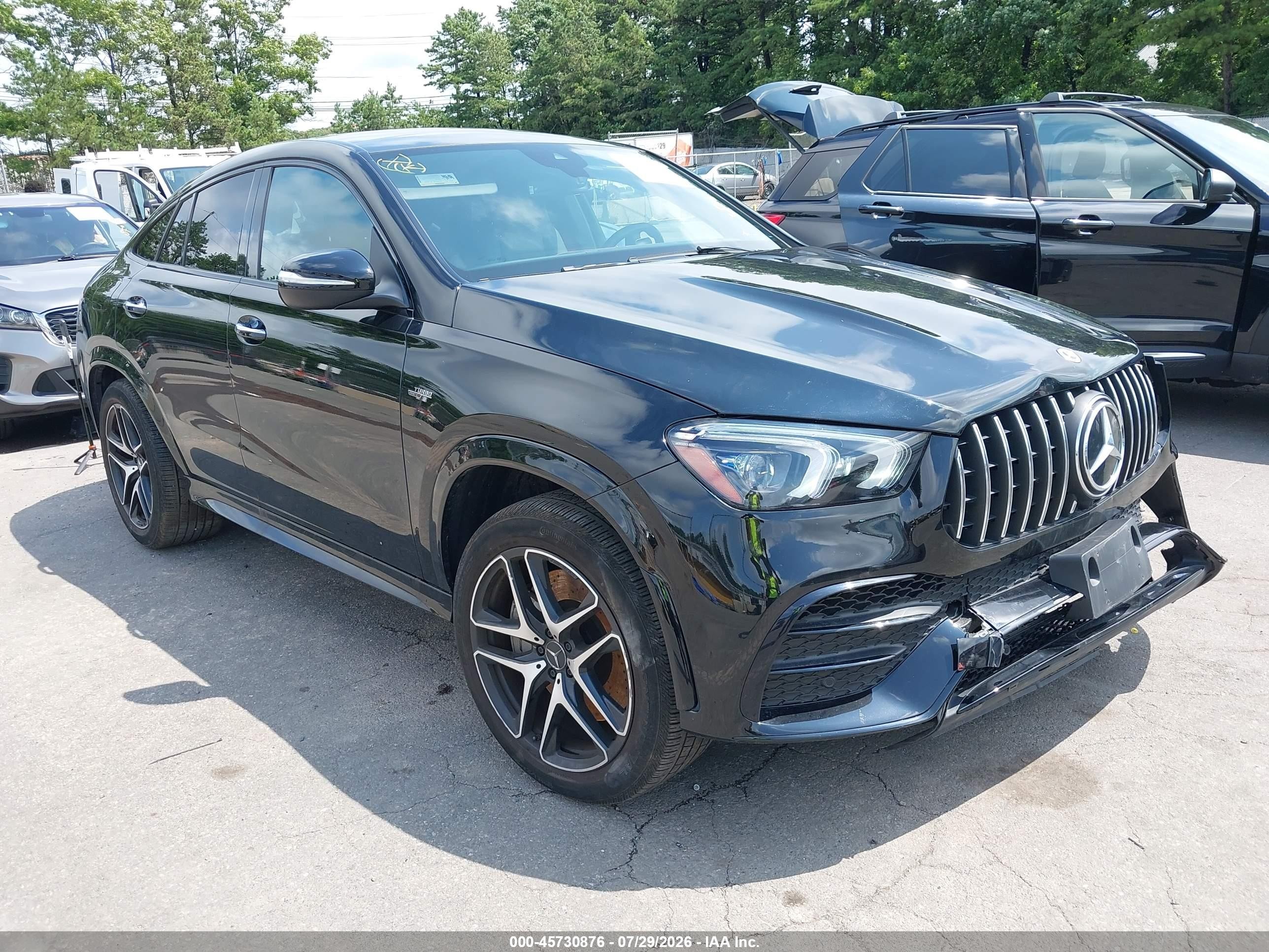 2022 Mercedes-Benz GLE-Class VIN 4JGFD6BB4NA811670 — IAAI salvage auction photo