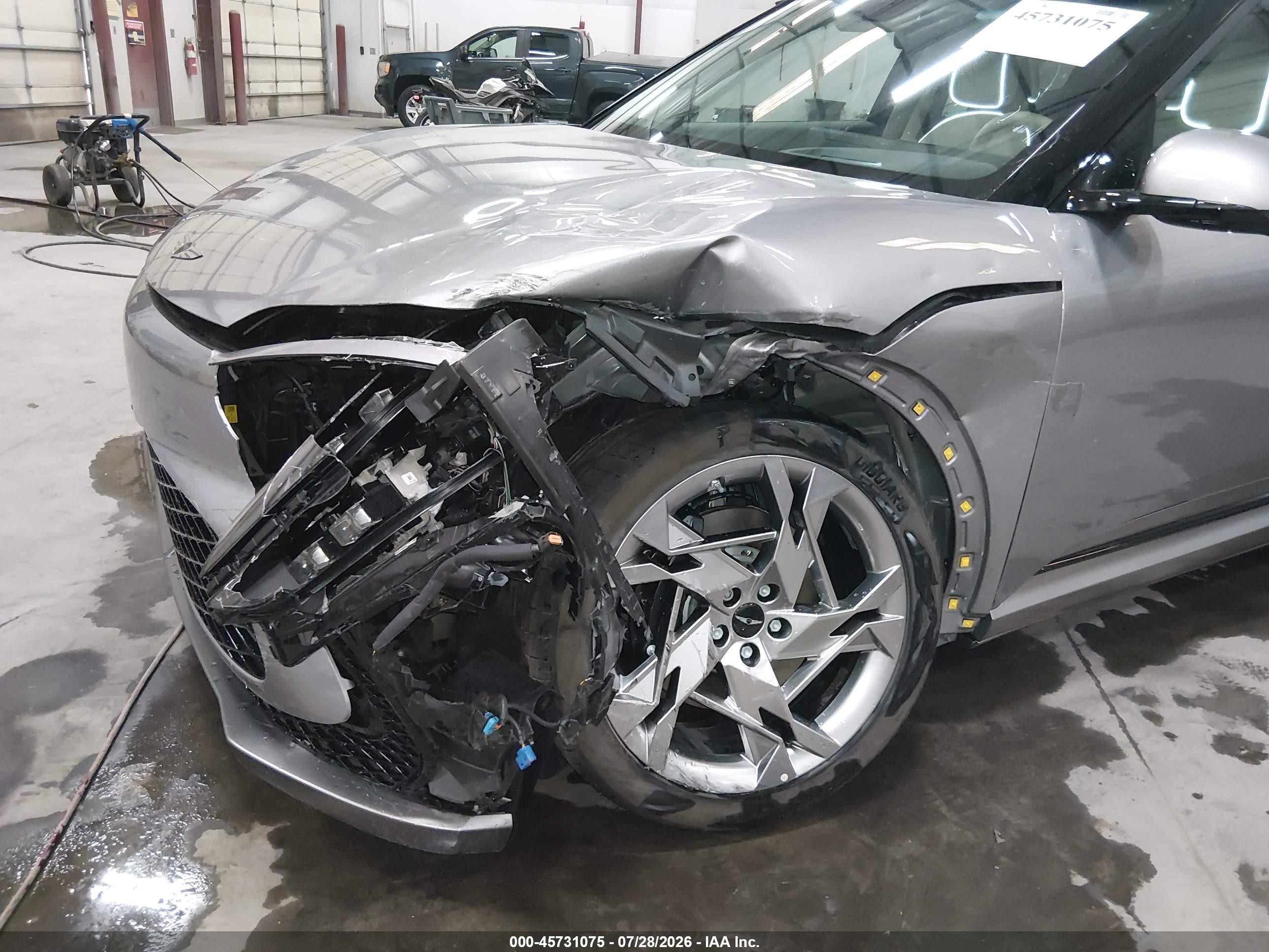 2024 Genesis Gv60 VIN KMUKEDSB3RU024859 IAAI salvage auction — Unknown, Salvage (Idaho), sold $14,000 on 2026-08-09 (photo 6)