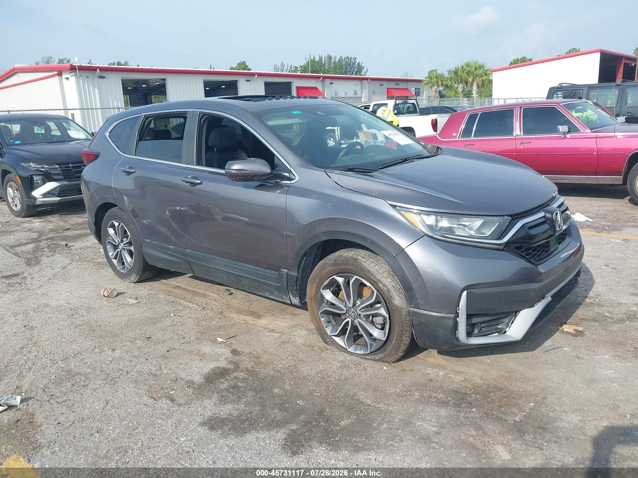 2022 Honda CR-V VIN 5J6RW2H81NA003531 — IAAI salvage auction photo