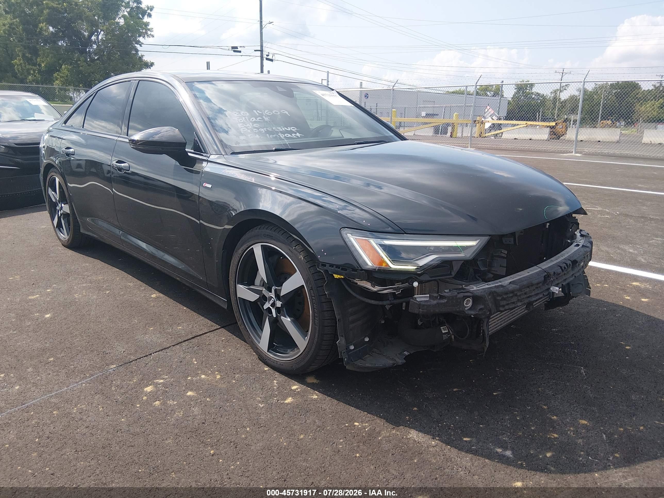 2021 Audi A6 VIN WAUL2AF26MN012360 — IAAI salvage auction photo