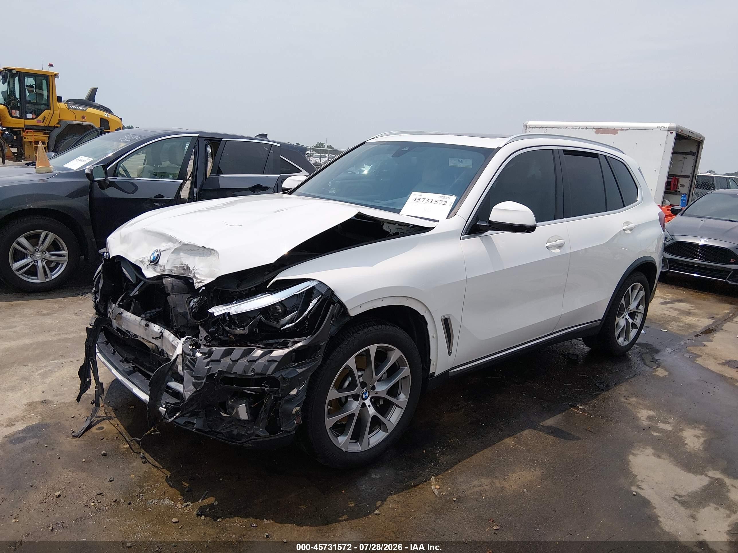 2021 BMW X5 VIN 5UXCR4C00M9E53852 IAAI salvage auction — Front End, Salvage (North Carolina), sold $12,100 on 2026-09-04 (photo 2)