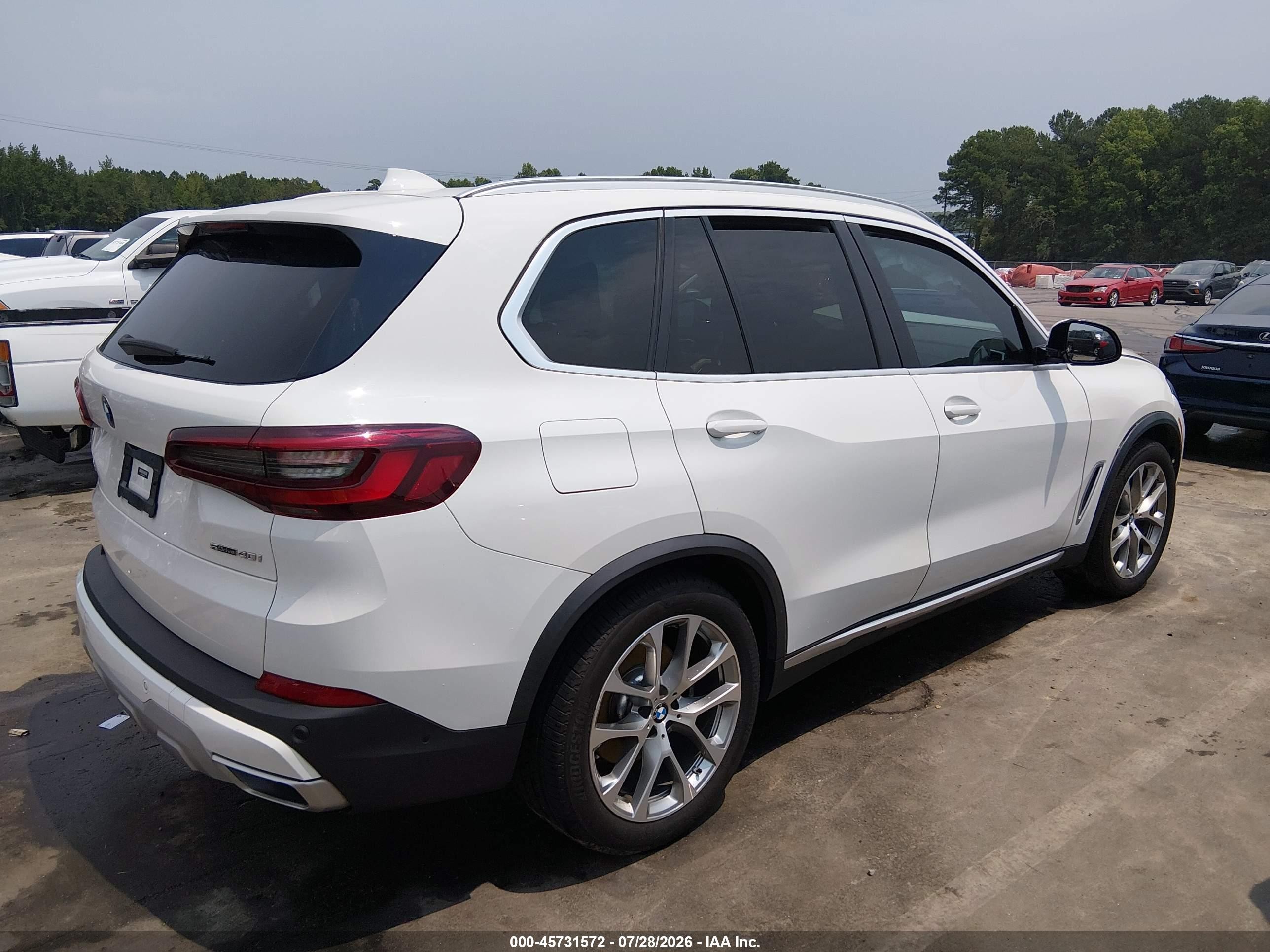 2021 BMW X5 VIN 5UXCR4C00M9E53852 IAAI salvage auction — Front End, Salvage (North Carolina), sold $12,100 on 2026-09-04 (photo 4)