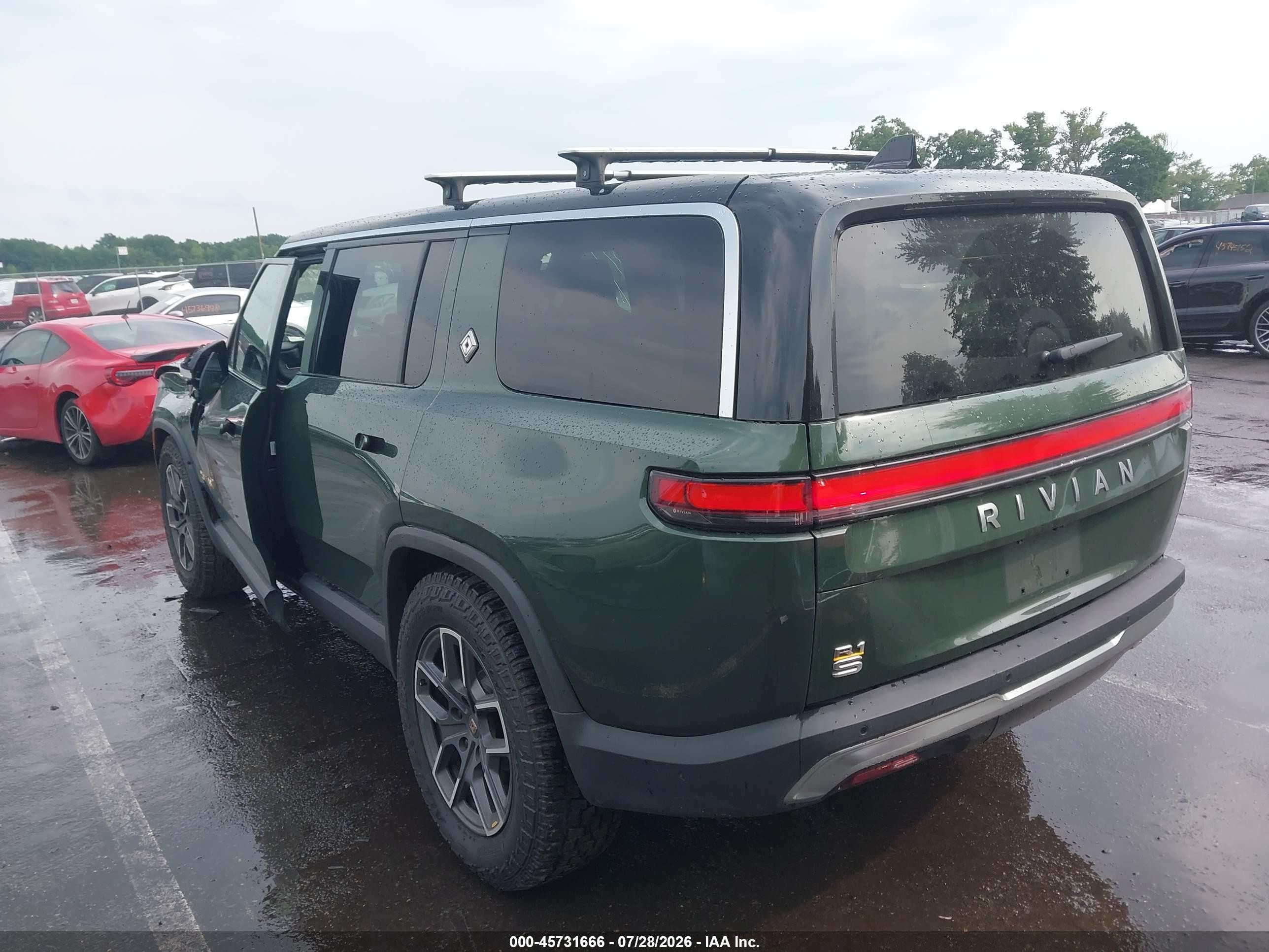 2022 Rivian R1s VIN 7PDSGABL7NN002431 IAAI salvage auction — Front End, Mv-907A (New York), sold $13,700 on 2026-09-16 (photo 3)