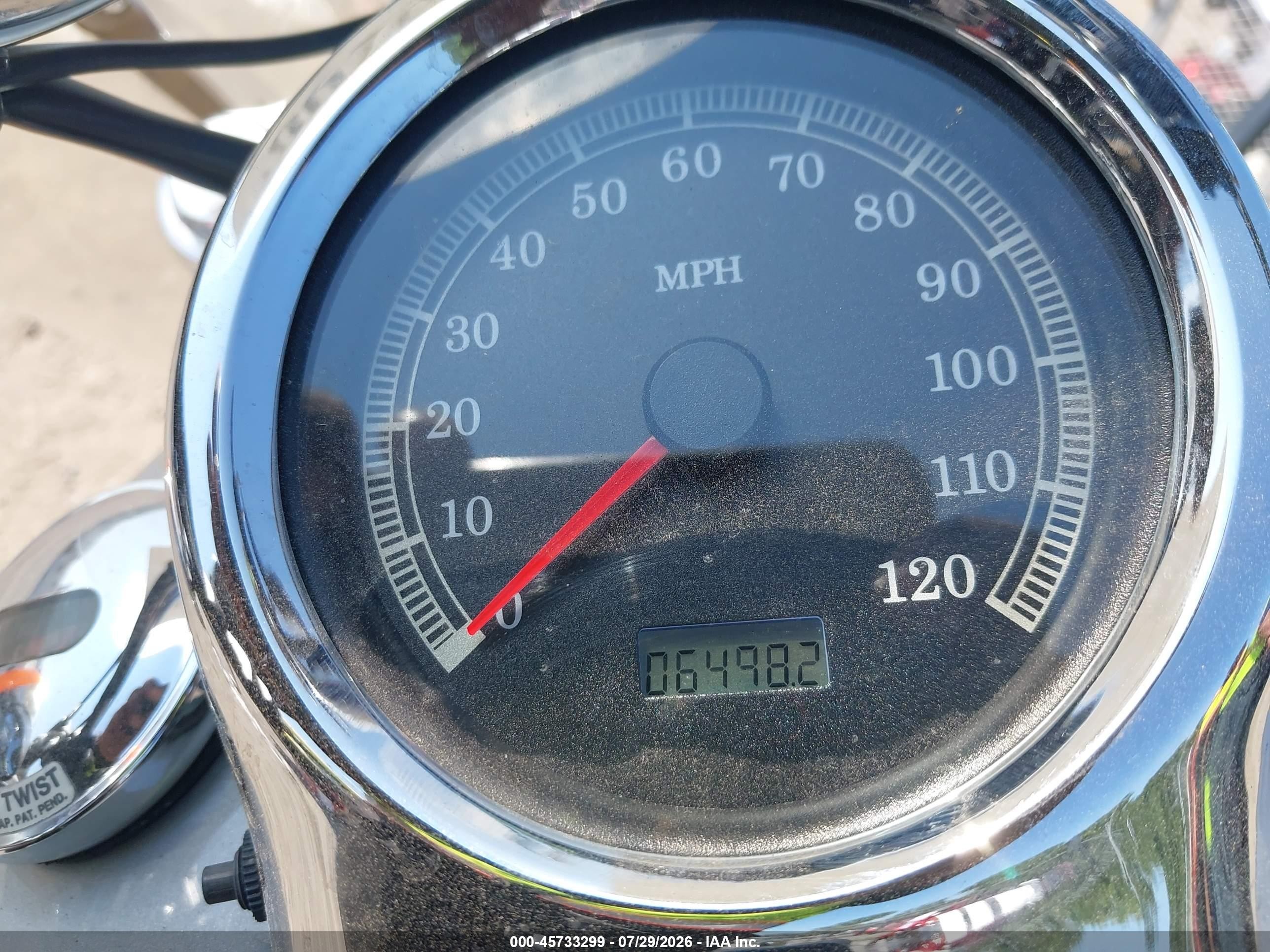 2000 Harley-Davidson FXSTD VIN 1HD1BSY28YY058546 IAAI salvage auction — Side, Salvage (Iowa), sold $750 on 2026-09-18 (photo 7)