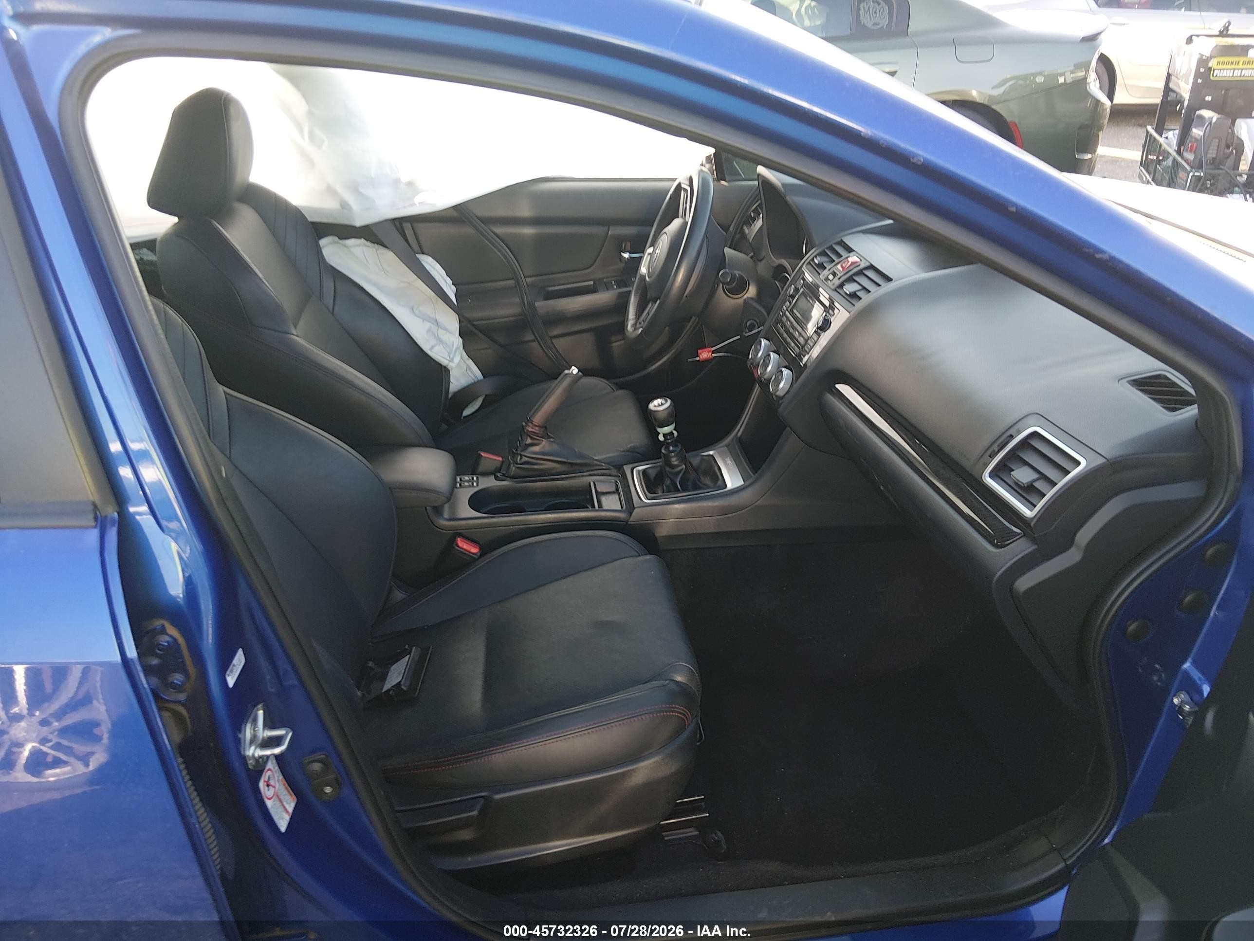 2015 Subaru WRX VIN JF1VA1G62F9832355 IAAI salvage auction — Side, Salvage (Colorado), sold $3,150 on 2026-09-29 (photo 5)