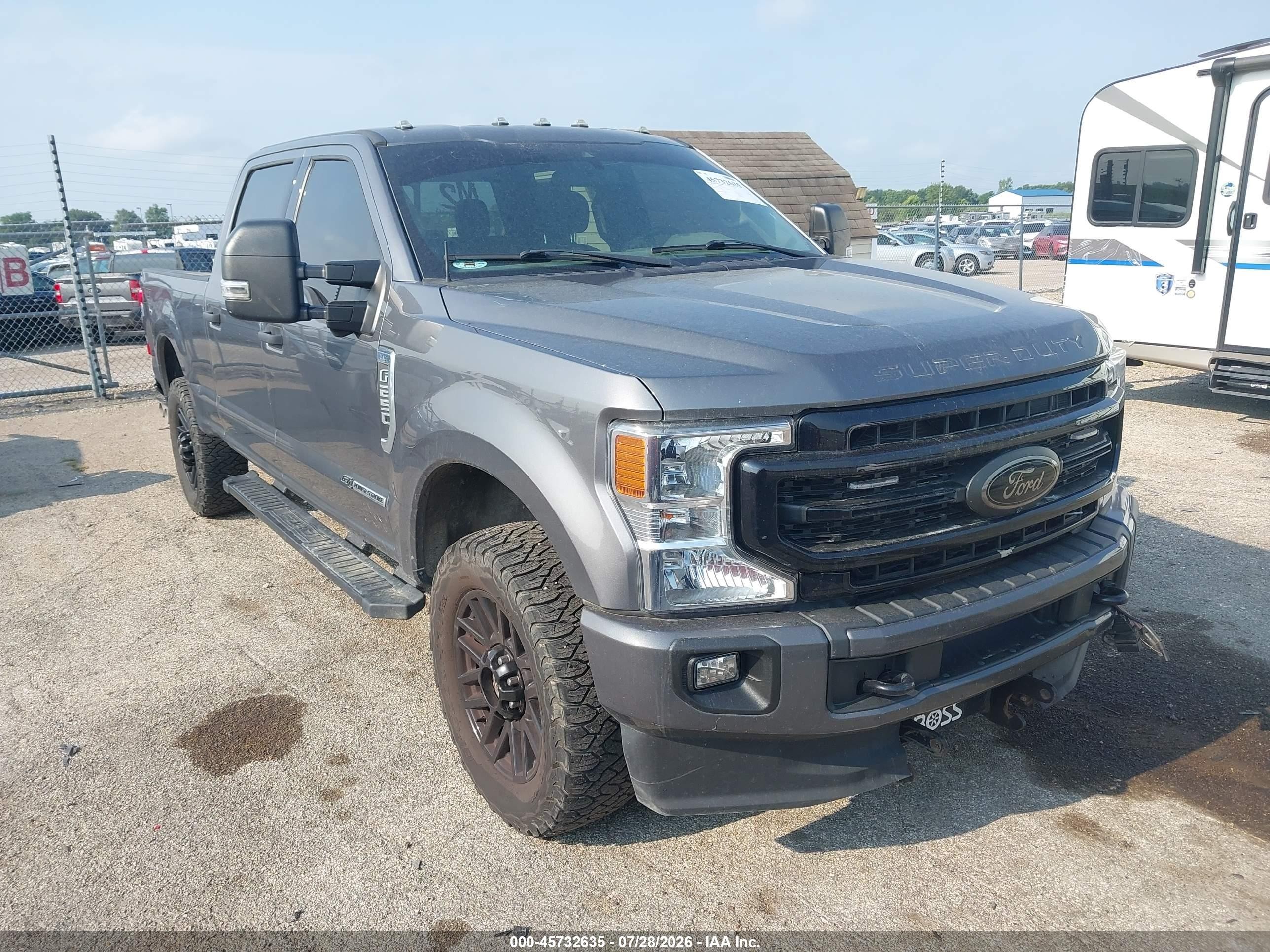 2022 Ford F-250 VIN 1FT7W2BTXNEC99202 — IAAI salvage auction photo