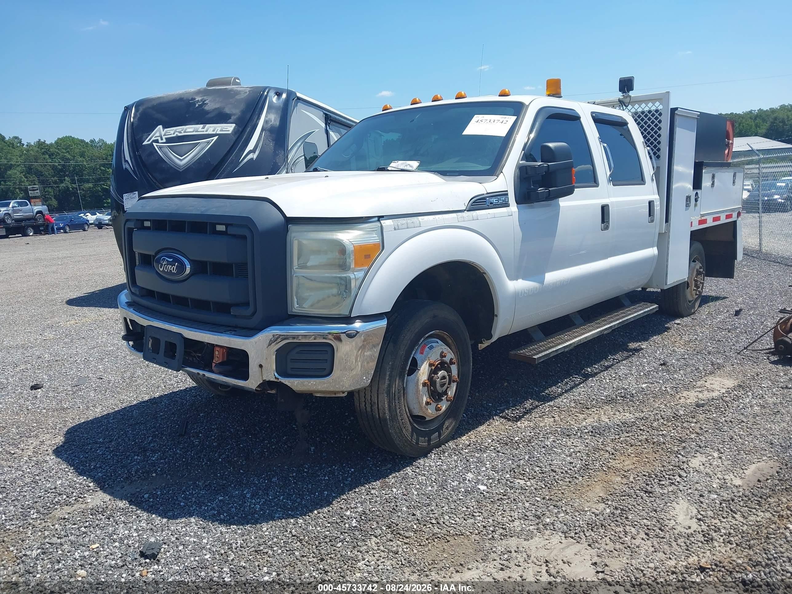 2013 Ford F350 VIN 1FT8W3B65DEA52222 IAAI salvage auction — Normal Wear, Clear (Virginia), sold $600 on 2026-09-01 (photo 2)