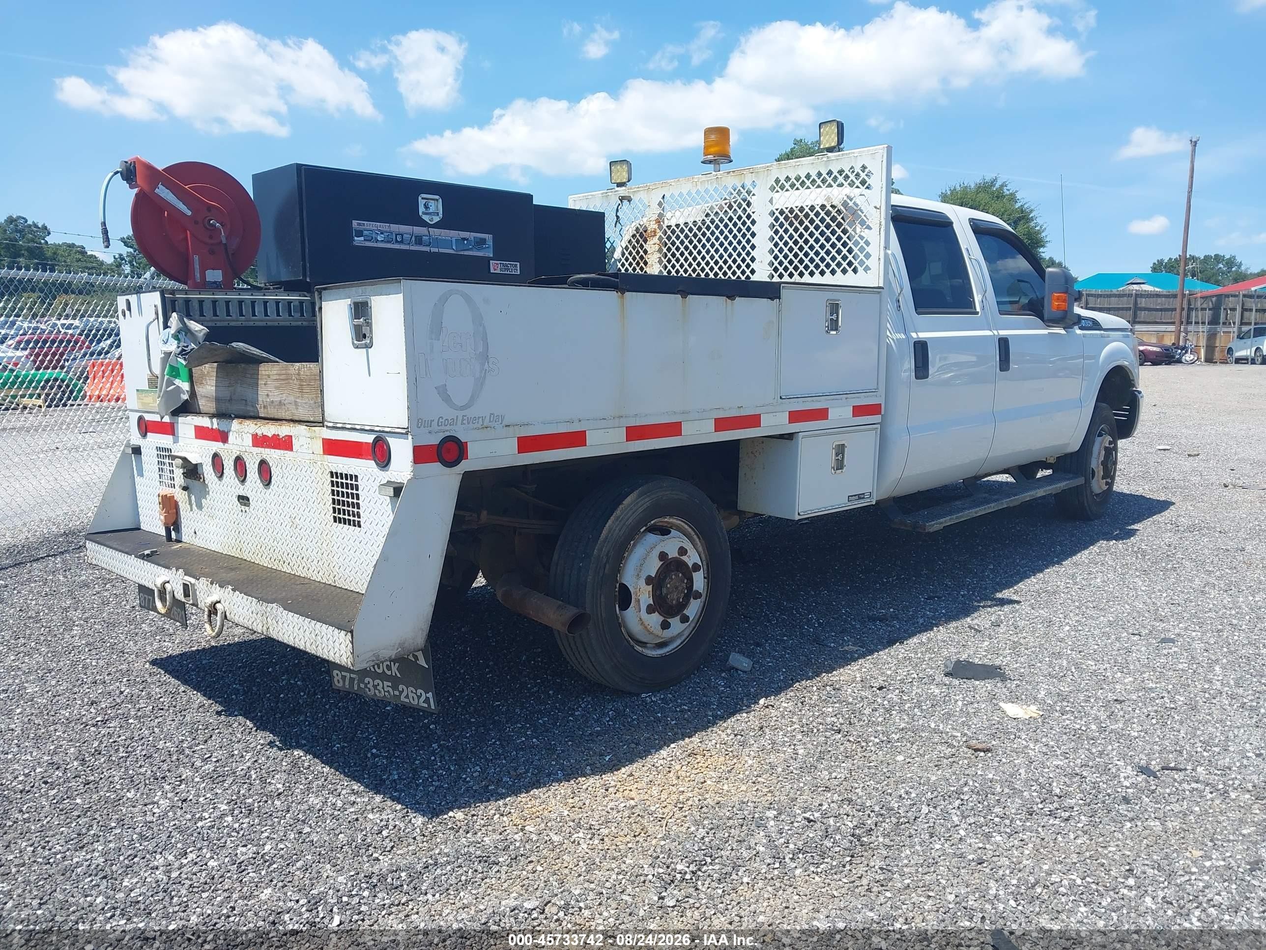 2013 Ford F350 VIN 1FT8W3B65DEA52222 IAAI salvage auction — Normal Wear, Clear (Virginia), sold $600 on 2026-09-01 (photo 4)