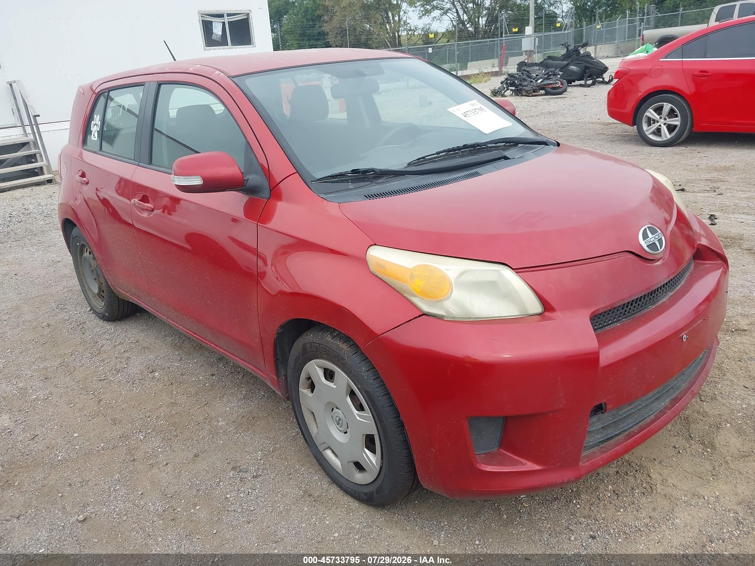 2009 Scion Xd VIN JTKKU104X9J039555 IAAI salvage auction — Normal Wear, Certificate Of Title (Nebraska), sold $500 on 2026-09-03 (photo 1)
