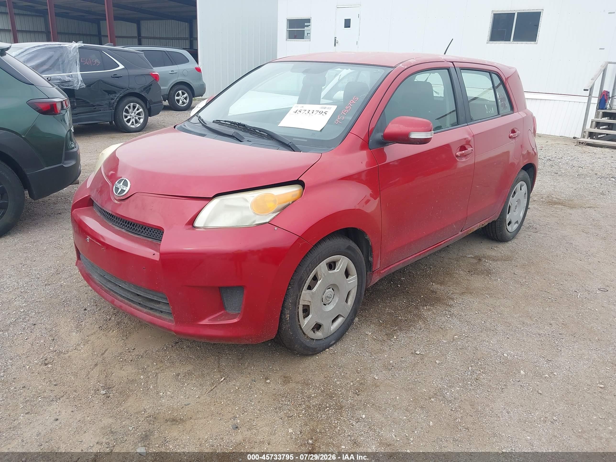 2009 Scion Xd VIN JTKKU104X9J039555 IAAI salvage auction — Normal Wear, Certificate Of Title (Nebraska), sold $500 on 2026-09-03 (photo 2)
