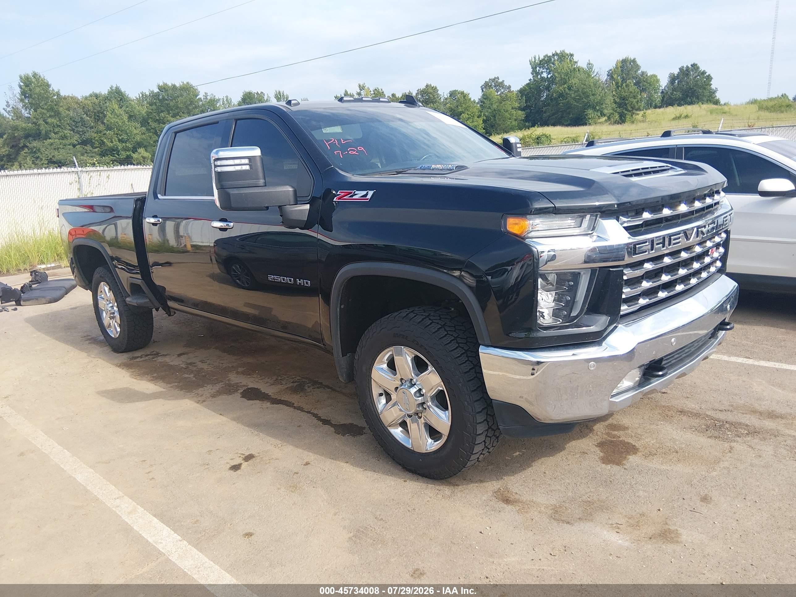2020 Chevrolet Silverado 2500 VIN 1GC4YPEY4LF111203 — IAAI salvage auction photo