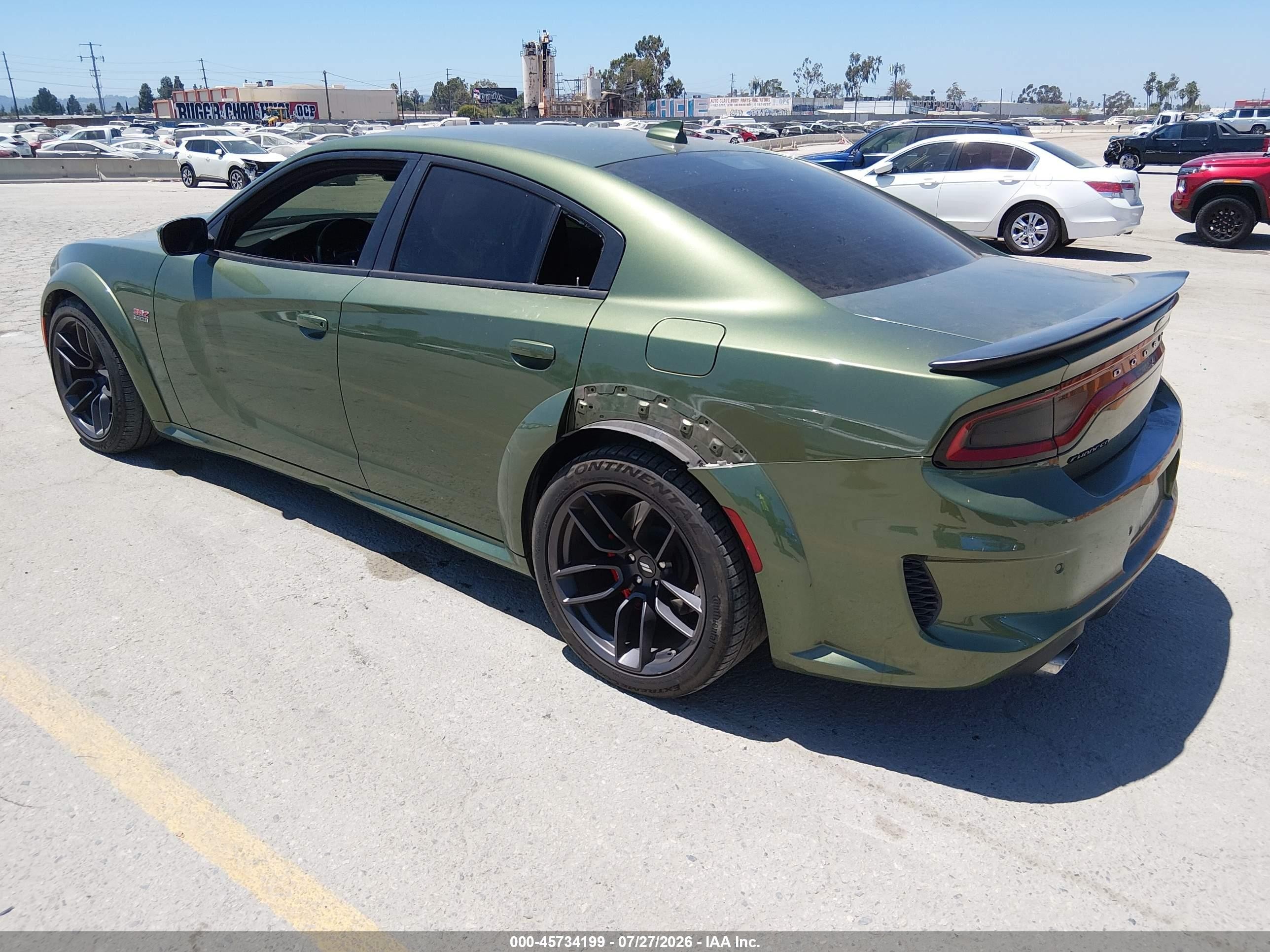 2020 Dodge Charger VIN 2C3CDXGJ0LH185762 IAAI salvage auction — Theft, Salvage (California), sold $19,200 on 2026-09-02 (photo 3)
