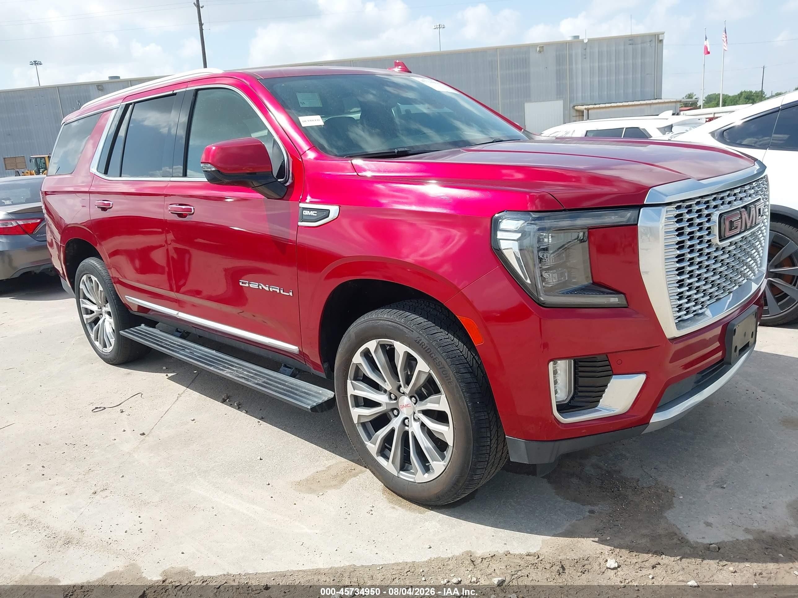 2021 GMC Yukon VIN 1GKS1DKLXMR123069 — IAAI salvage auction photo
