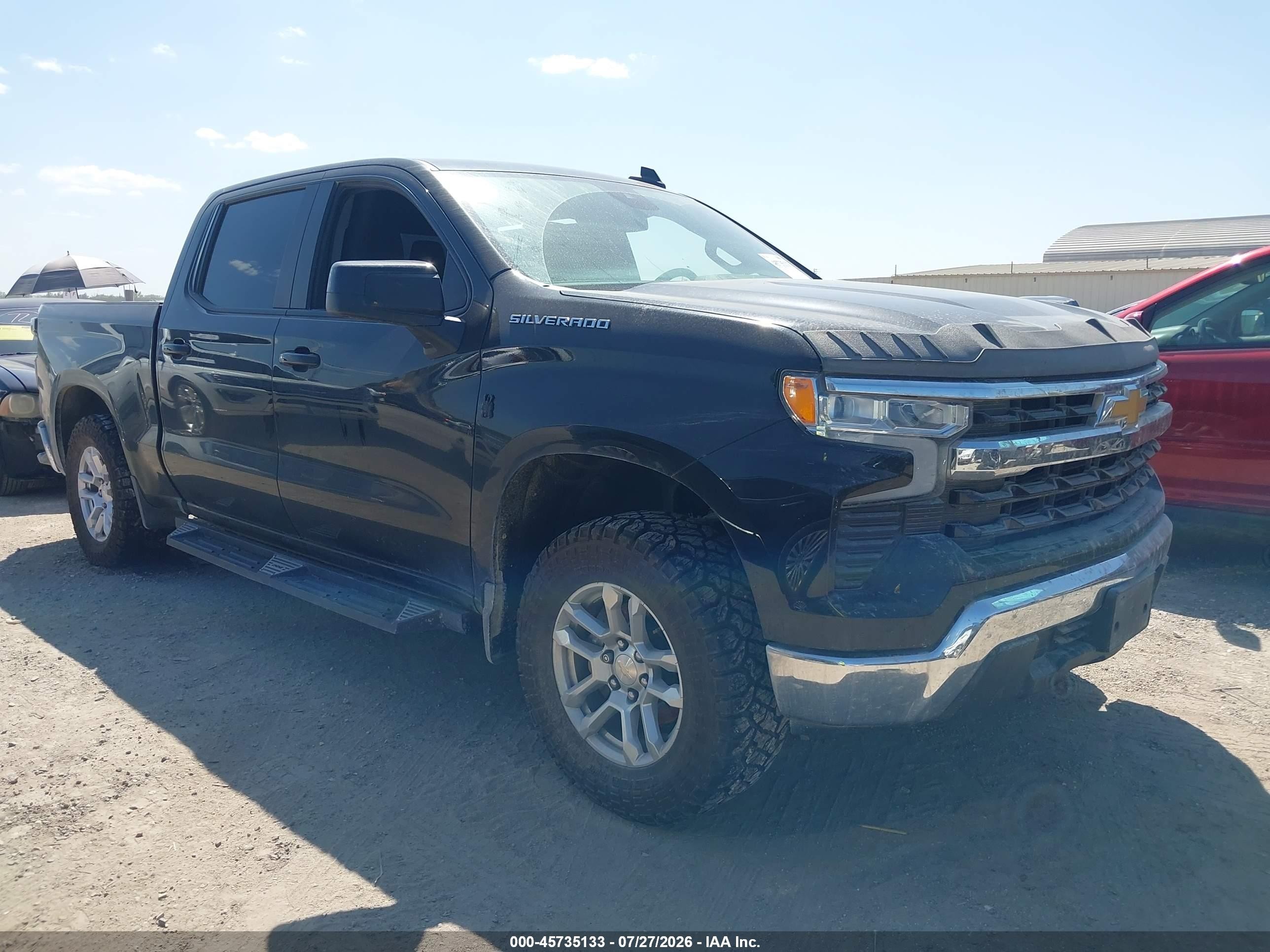 2022 Chevrolet Silverado 1500 VIN 1GCPACEK2NZ558457 — IAAI salvage auction photo