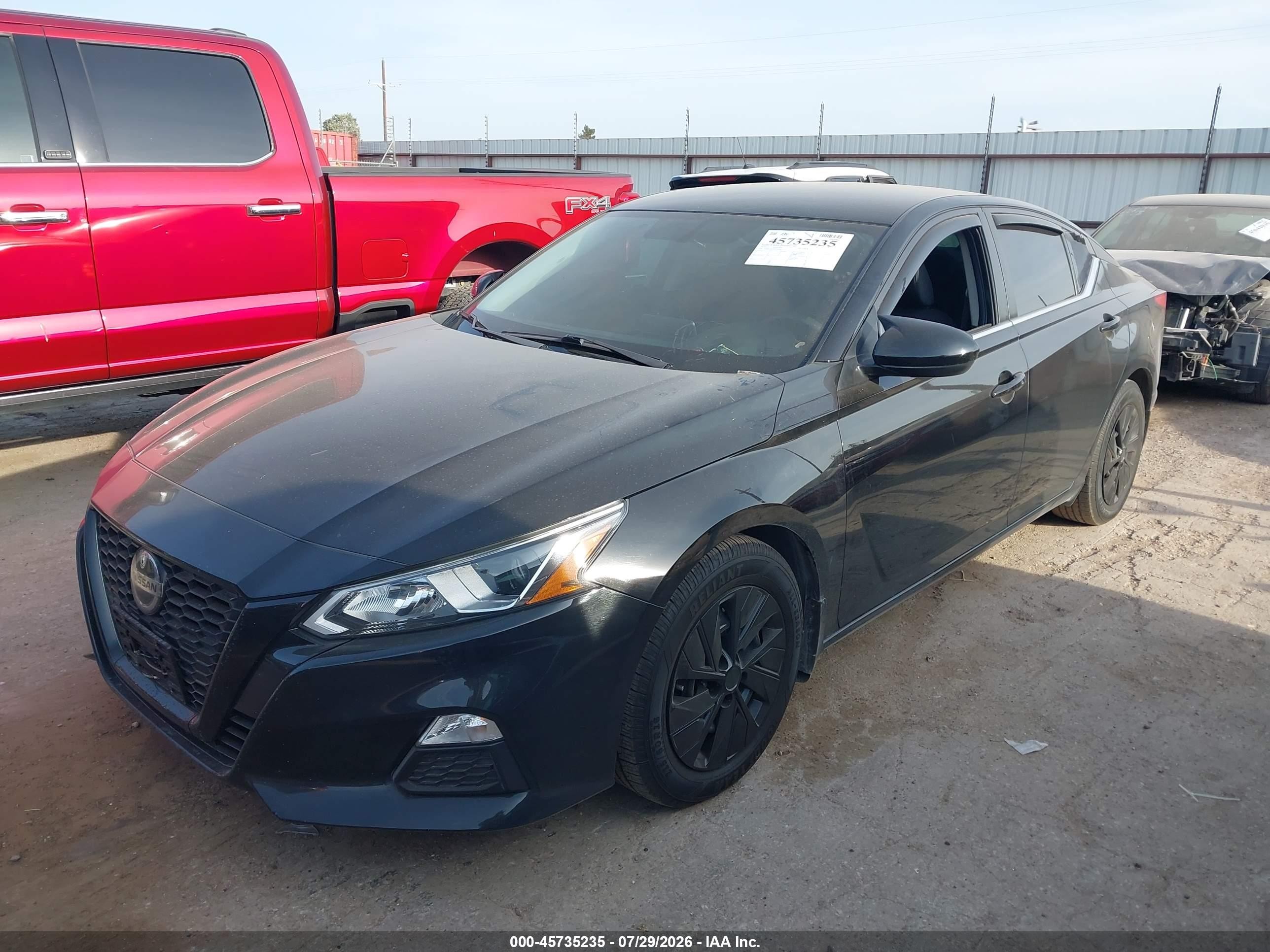 2019 Nissan Altima VIN 1N4BL4BV9KN306464 IAAI salvage auction — Hail, Original (Texas), sold $5,050 on 2026-09-08 (photo 2)