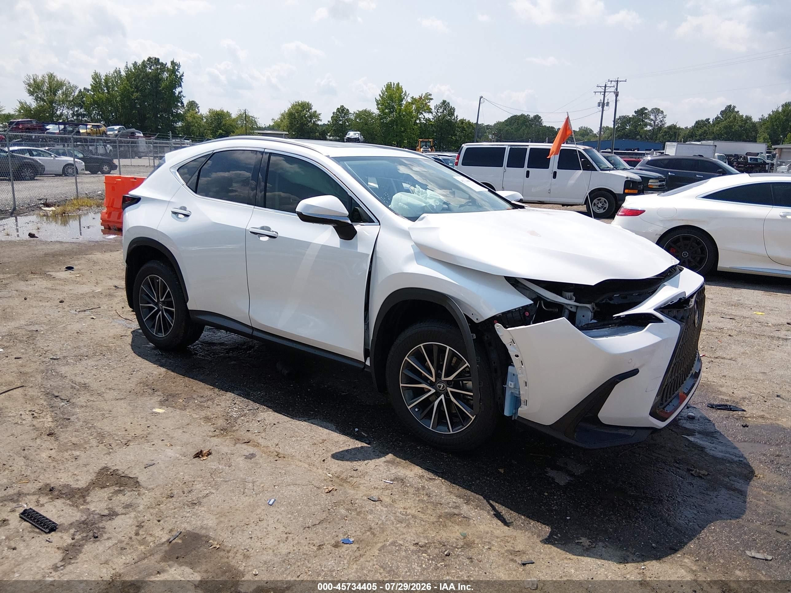 2024 Lexus NX 250 VIN JTJGDCAZ7R5016646 — IAAI salvage auction photo