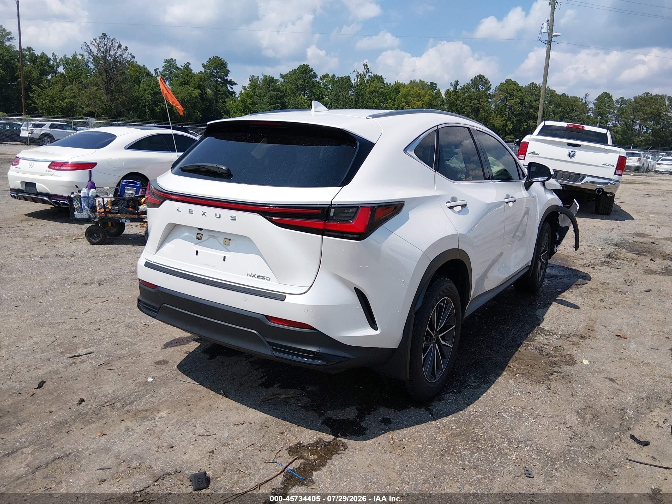 2024 Lexus Nx VIN JTJGDCAZ7R5016646 IAAI salvage auction — Unknown, Salvage (North Carolina), sold $8,025 on 2026-09-04 (photo 4)