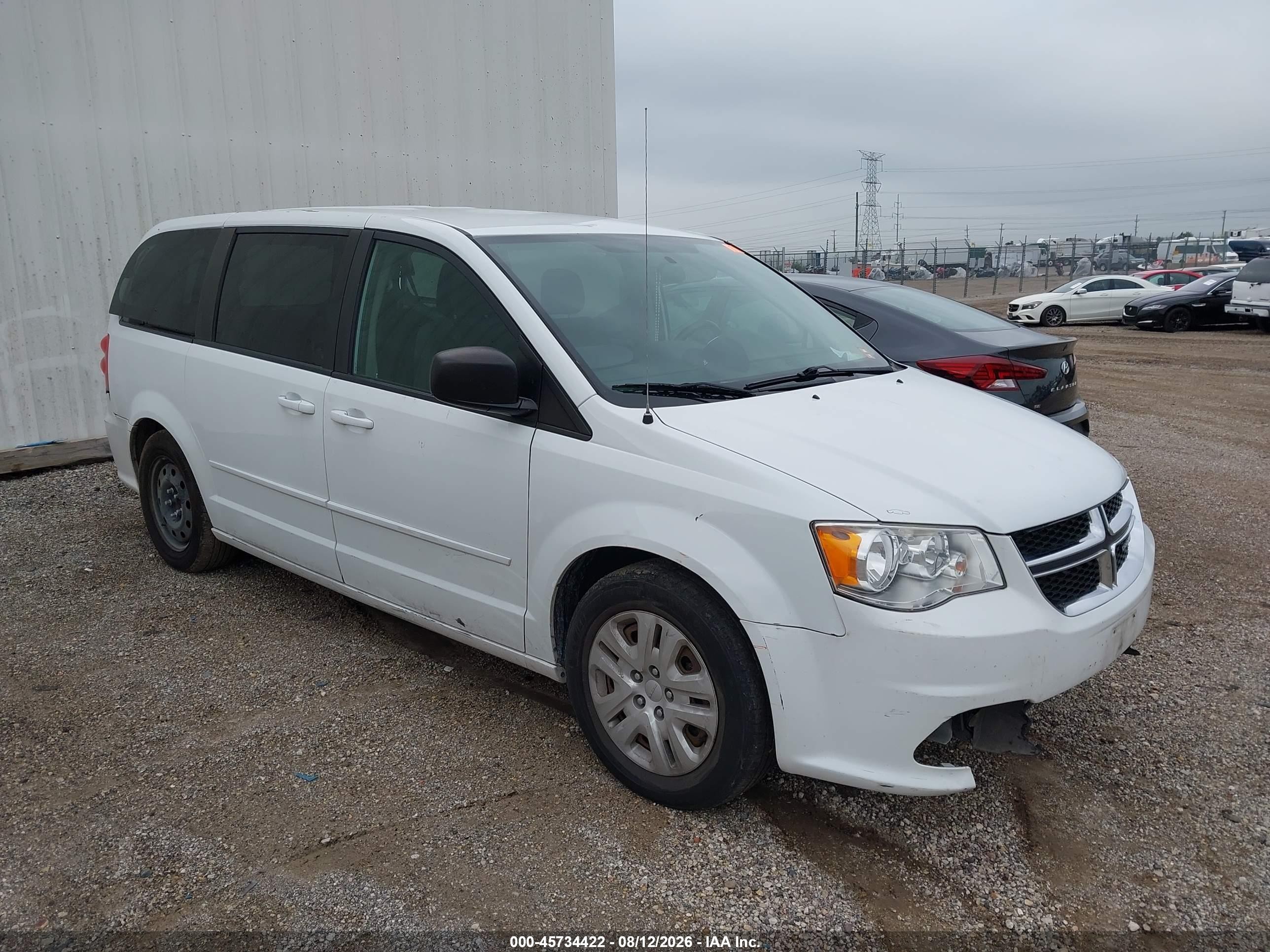 2017 Dodge Grand caravan VIN 2C4RDGBGXHR866126 IAAI salvage auction — Normal Wear, Clear (Illinois), sold $550 on 2026-10-03 (photo 1)