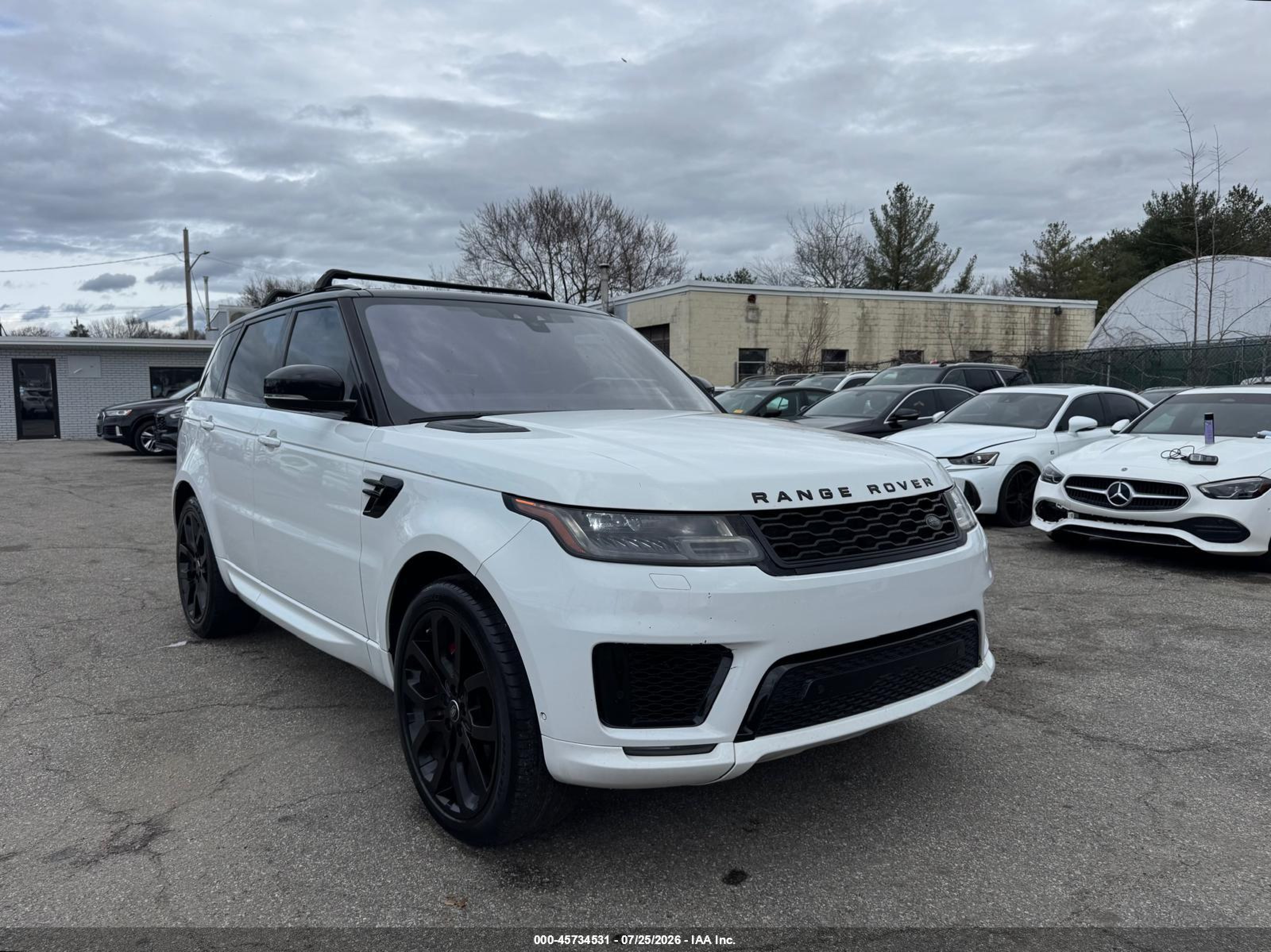 2021 Land Rover Range Rover Sport VIN SALWR2SE0MA758093 — IAAI salvage auction photo
