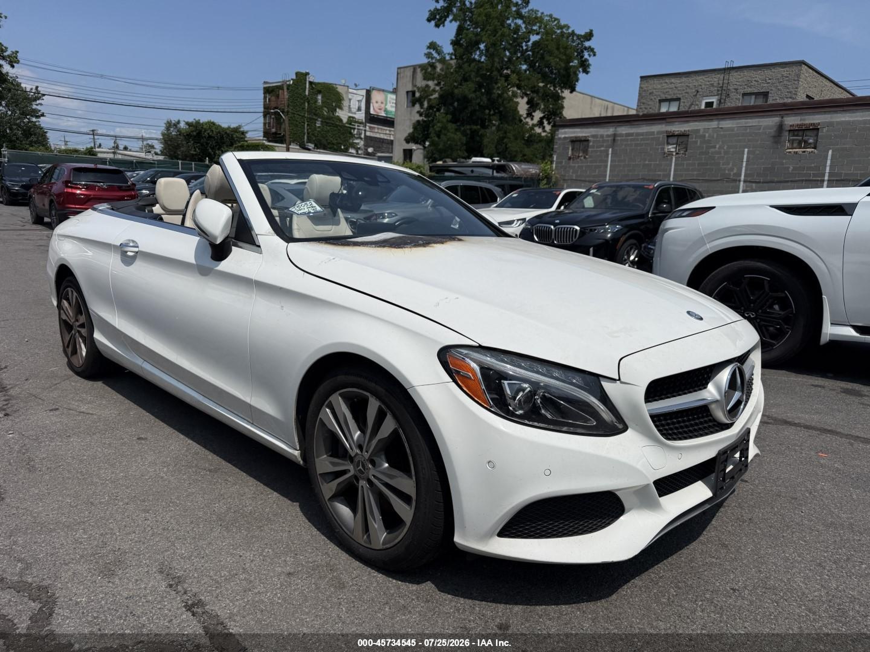 2017 Mercedes-Benz C-Class VIN WDDWK4KB7HF506529 — IAAI salvage auction photo
