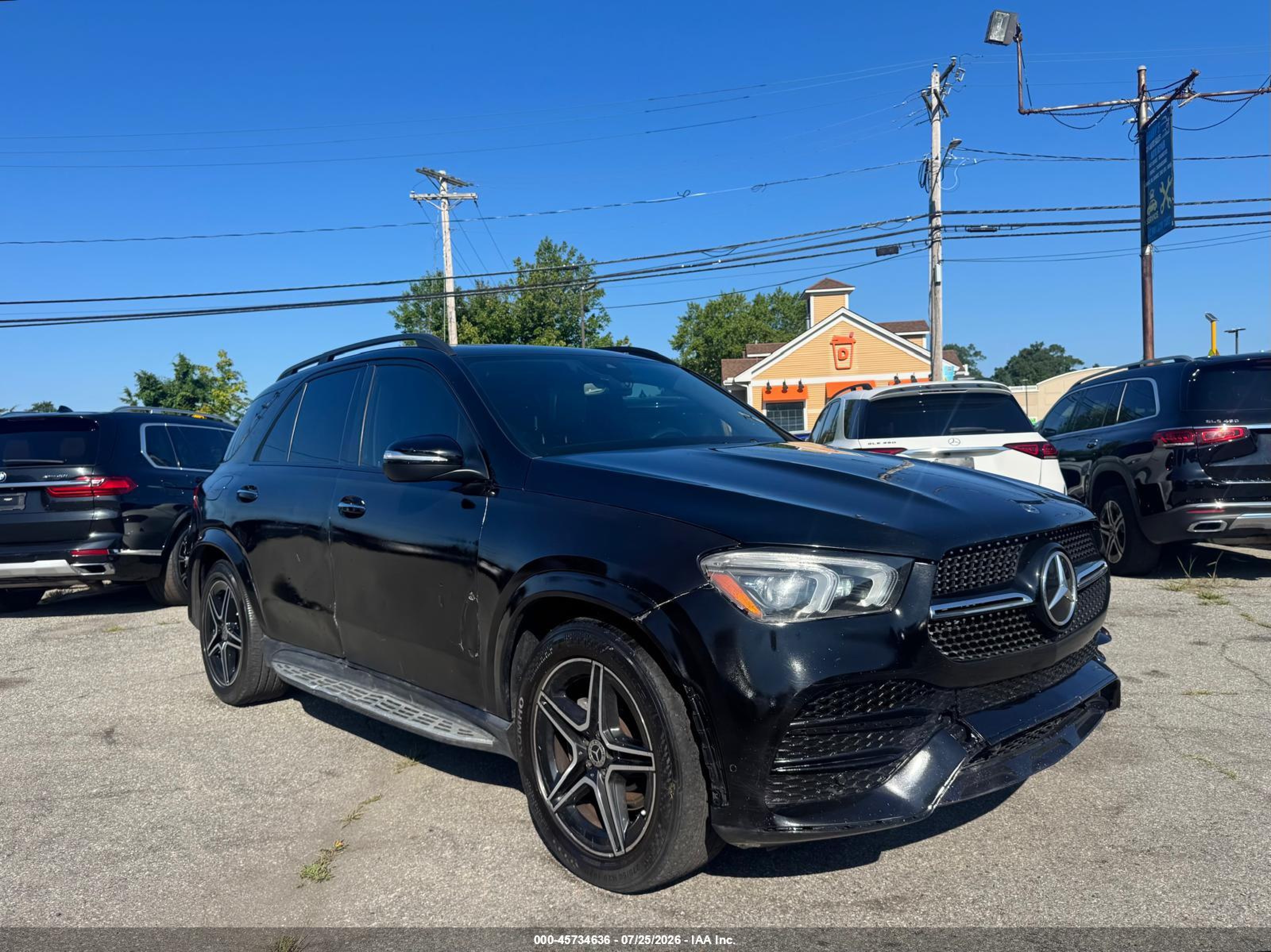 2020 Mercedes-Benz GLE-Class VIN 4JGFB4KB0LA034105 — IAAI salvage auction photo