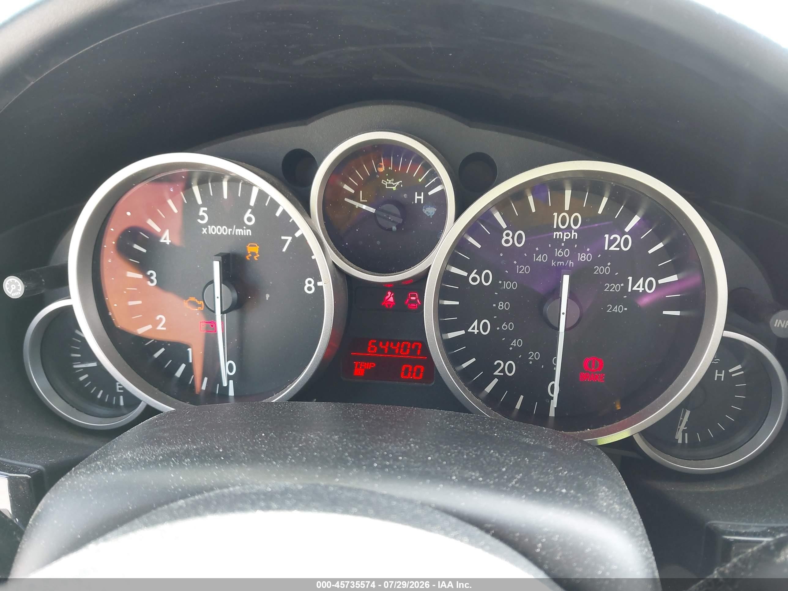 2014 Mazda Mx-5 VIN JM1NC2PF8E0237474 IAAI salvage auction — Front End, Original (Texas), sold $5,800 on 2026-09-07 (photo 7)