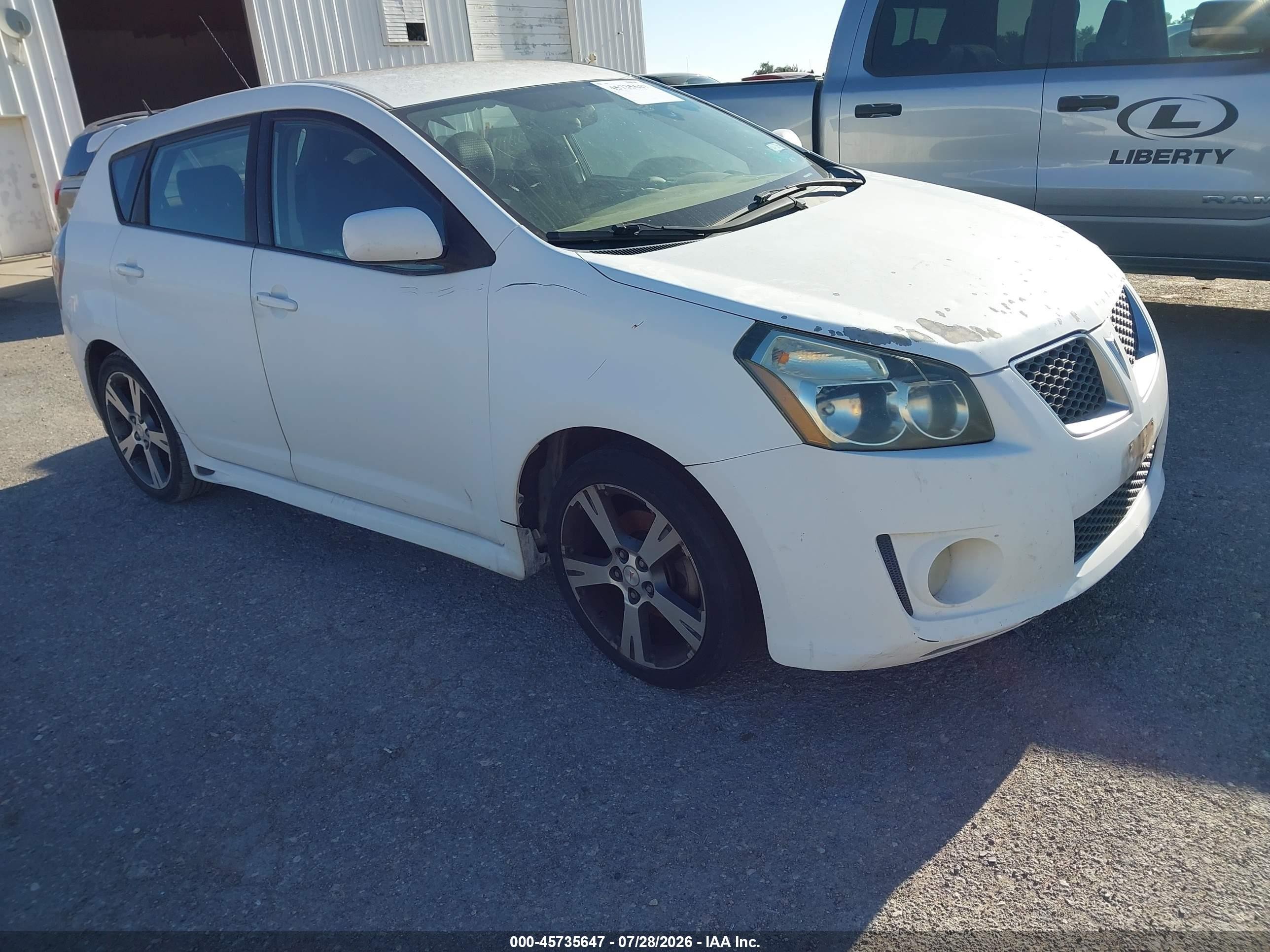 2009 Pontiac Vibe VIN 5Y2SR67019Z461191 IAAI salvage auction — Normal Wear, Clear (Montana), sold $400 on 2026-09-03 (photo 1)