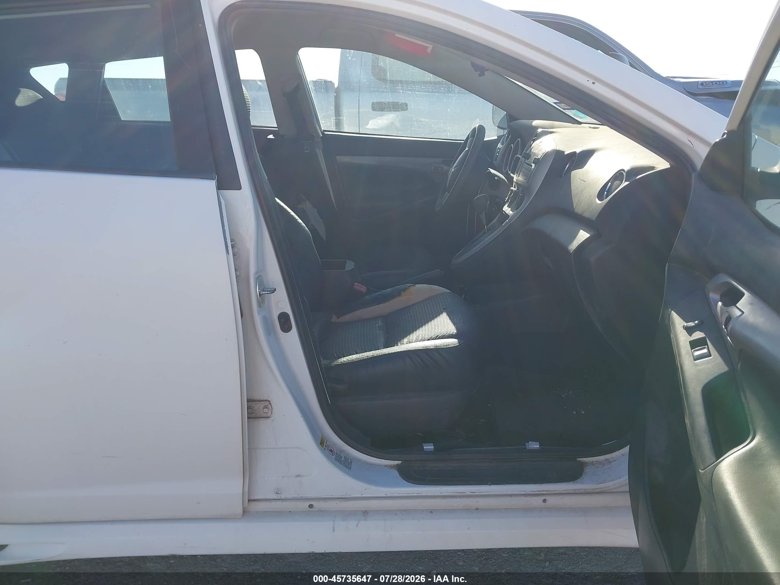 2009 Pontiac Vibe VIN 5Y2SR67019Z461191 IAAI salvage auction — Normal Wear, Clear (Montana), sold $400 on 2026-09-03 (photo 5)