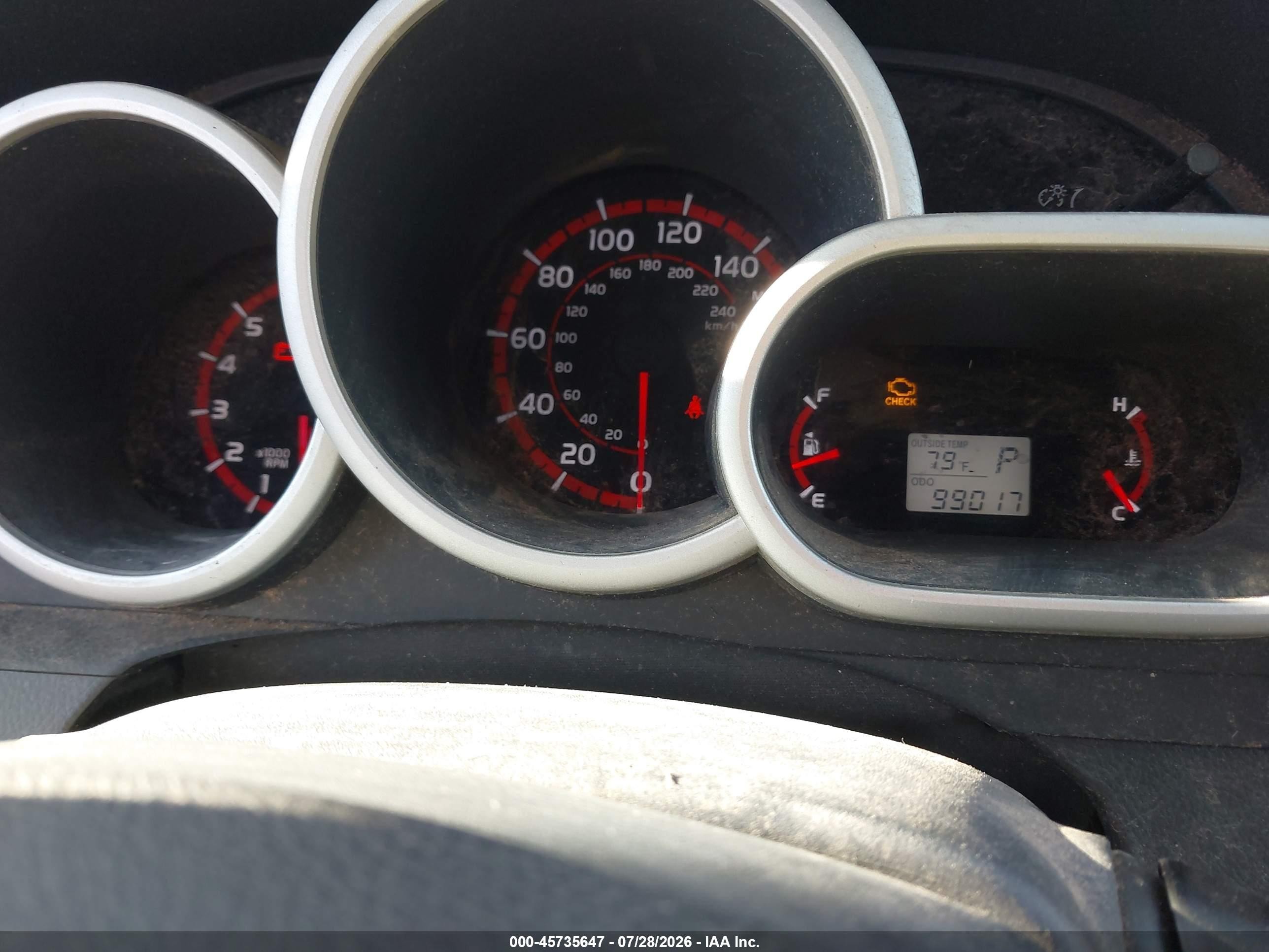 2009 Pontiac Vibe VIN 5Y2SR67019Z461191 IAAI salvage auction — Normal Wear, Clear (Montana), sold $400 on 2026-09-03 (photo 7)