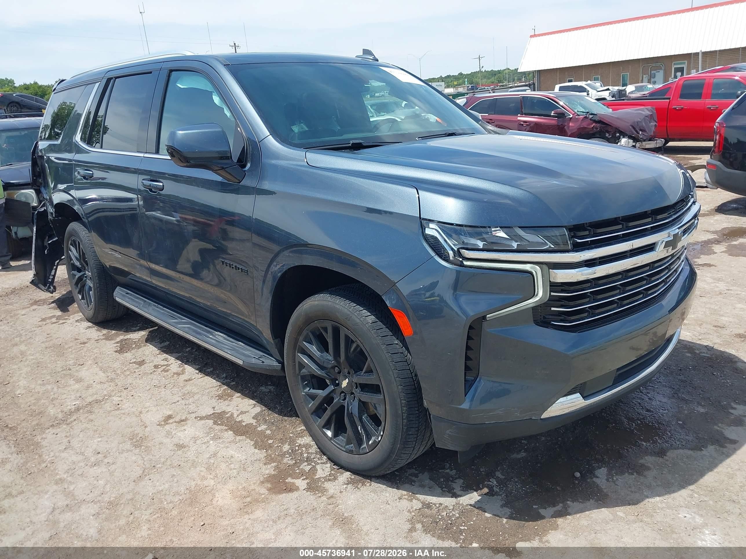 2021 Chevrolet Tahoe VIN 1GNSKNKD6MR413310 — IAAI salvage auction photo