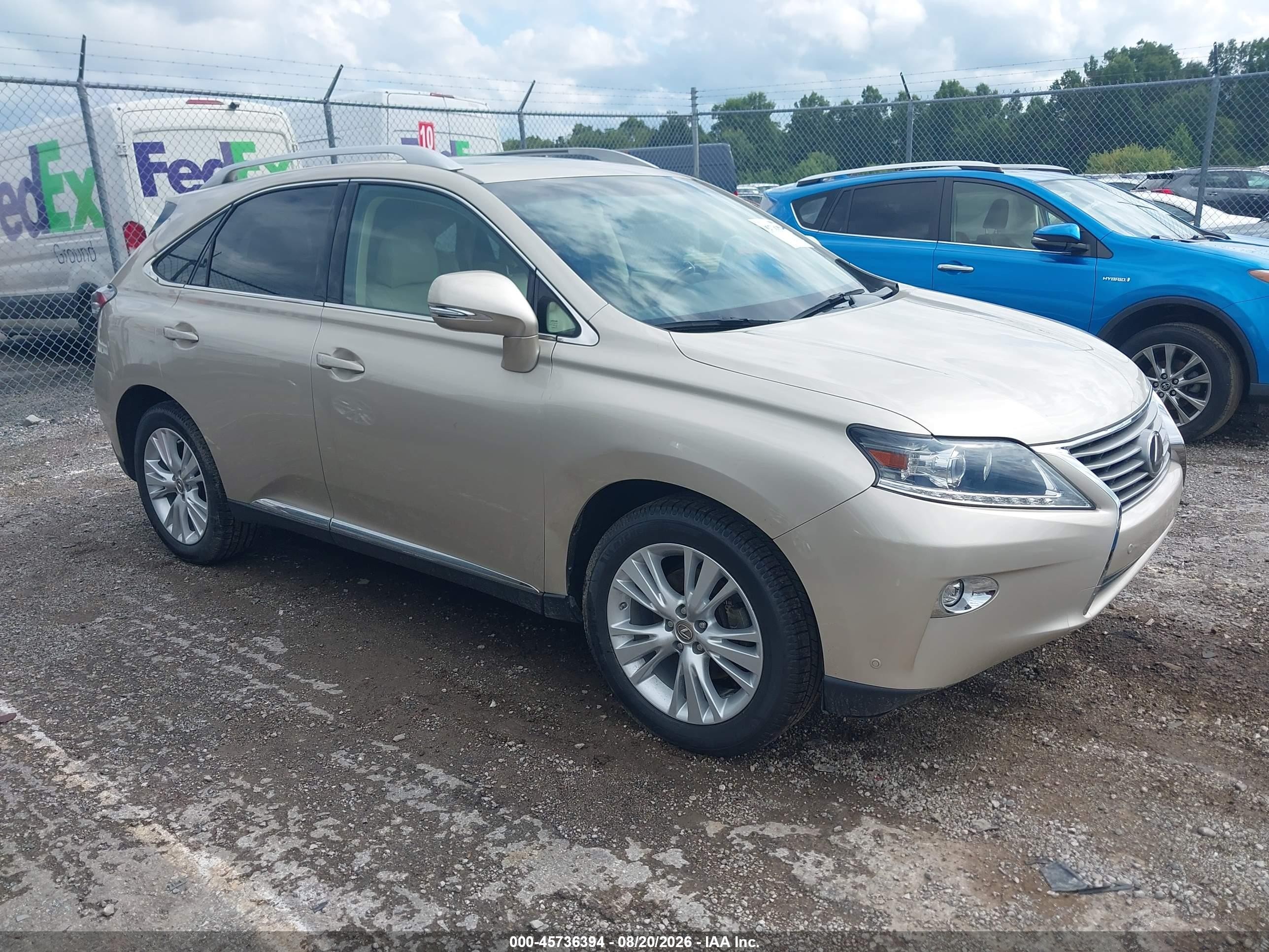 2015 Lexus RX 350 VIN 2T2BK1BA5FC280989 — IAAI salvage auction photo