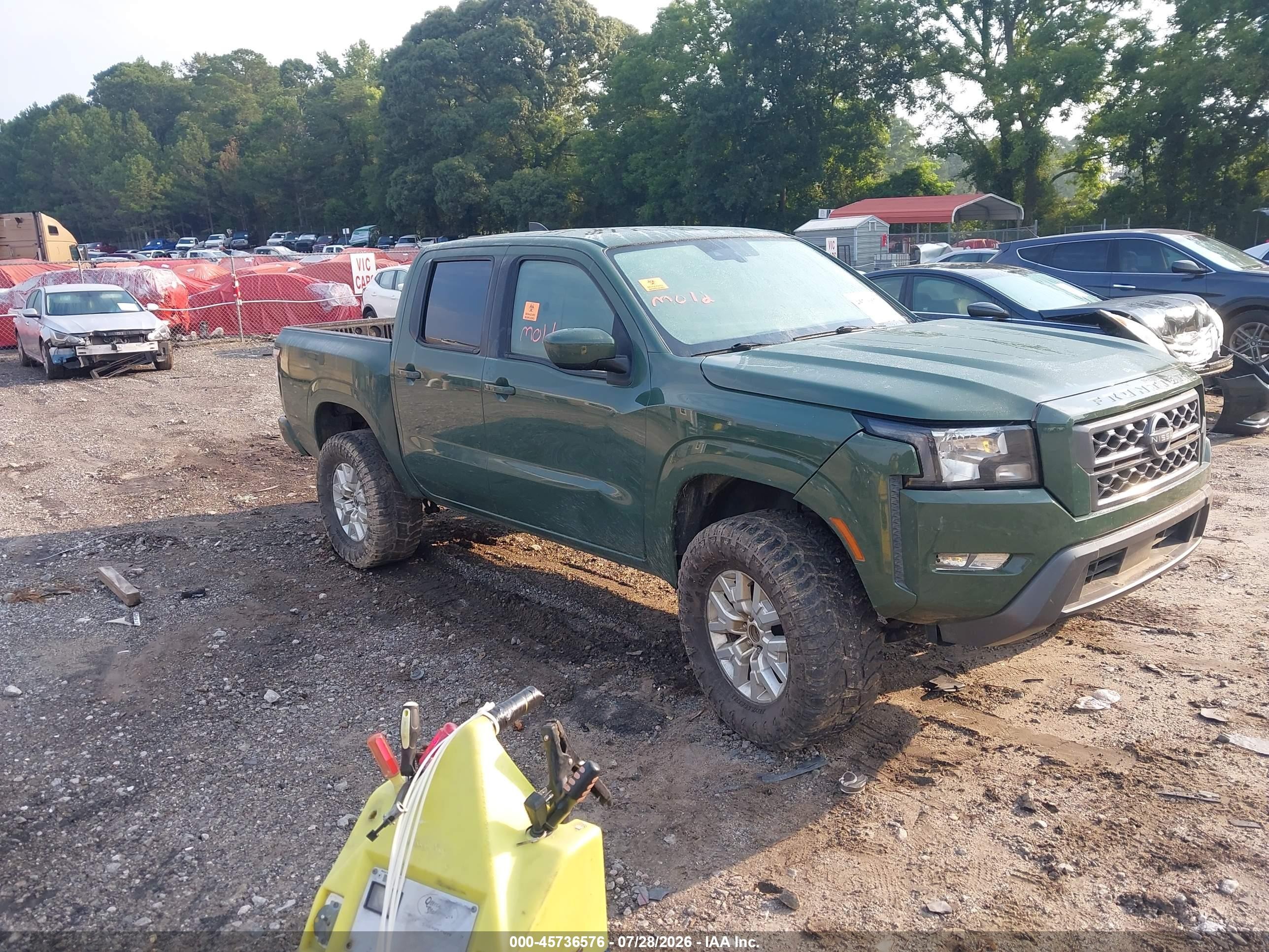 2023 Nissan Frontier VIN 1N6ED1EKXPN602005 — IAAI salvage auction photo