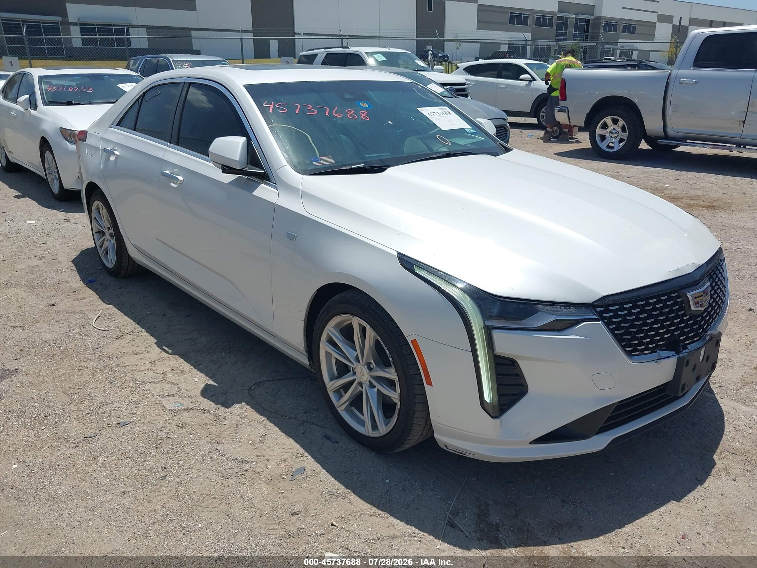 2021 Cadillac CT4 VIN 1G6DJ5RK1M0120429 — IAAI salvage auction photo