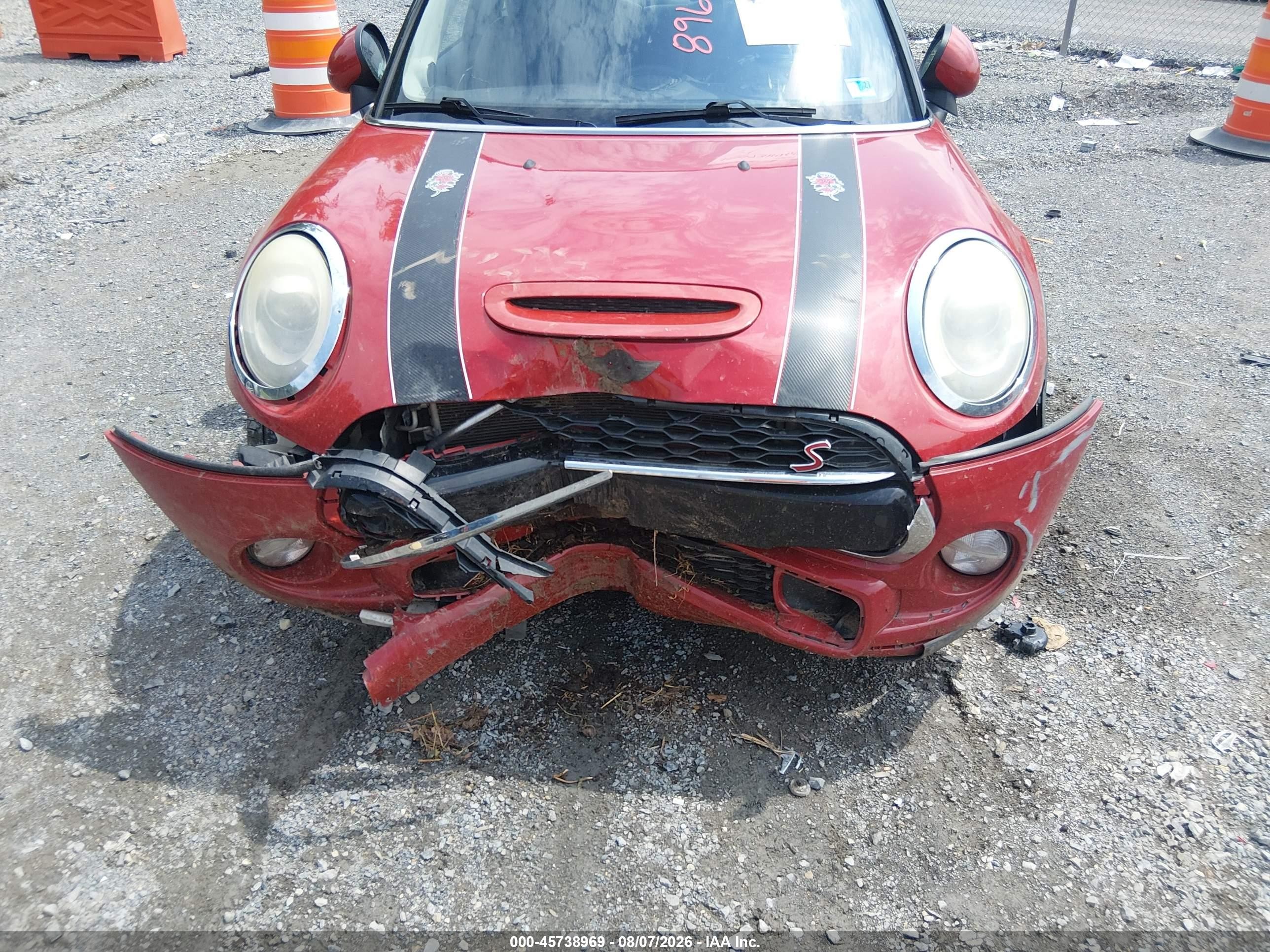 2015 Mini VIN WMWXP7C57F2A41605 IAAI salvage auction — Front End, Wait Title, sold $825 on 2026-09-21 (photo 6)