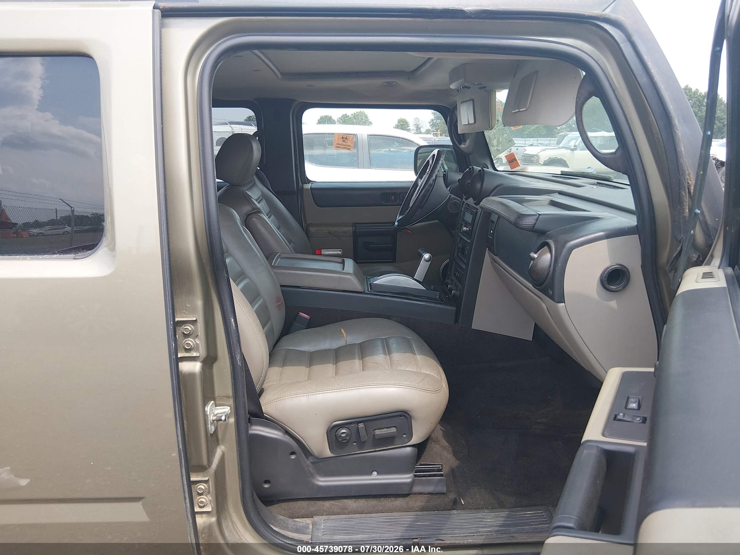2005 Hummer H2 VIN 5GRGN23U35H106329 IAAI salvage auction — Electrical, Clear (Arkansas), sold $4,050 on 2026-09-10 (photo 5)