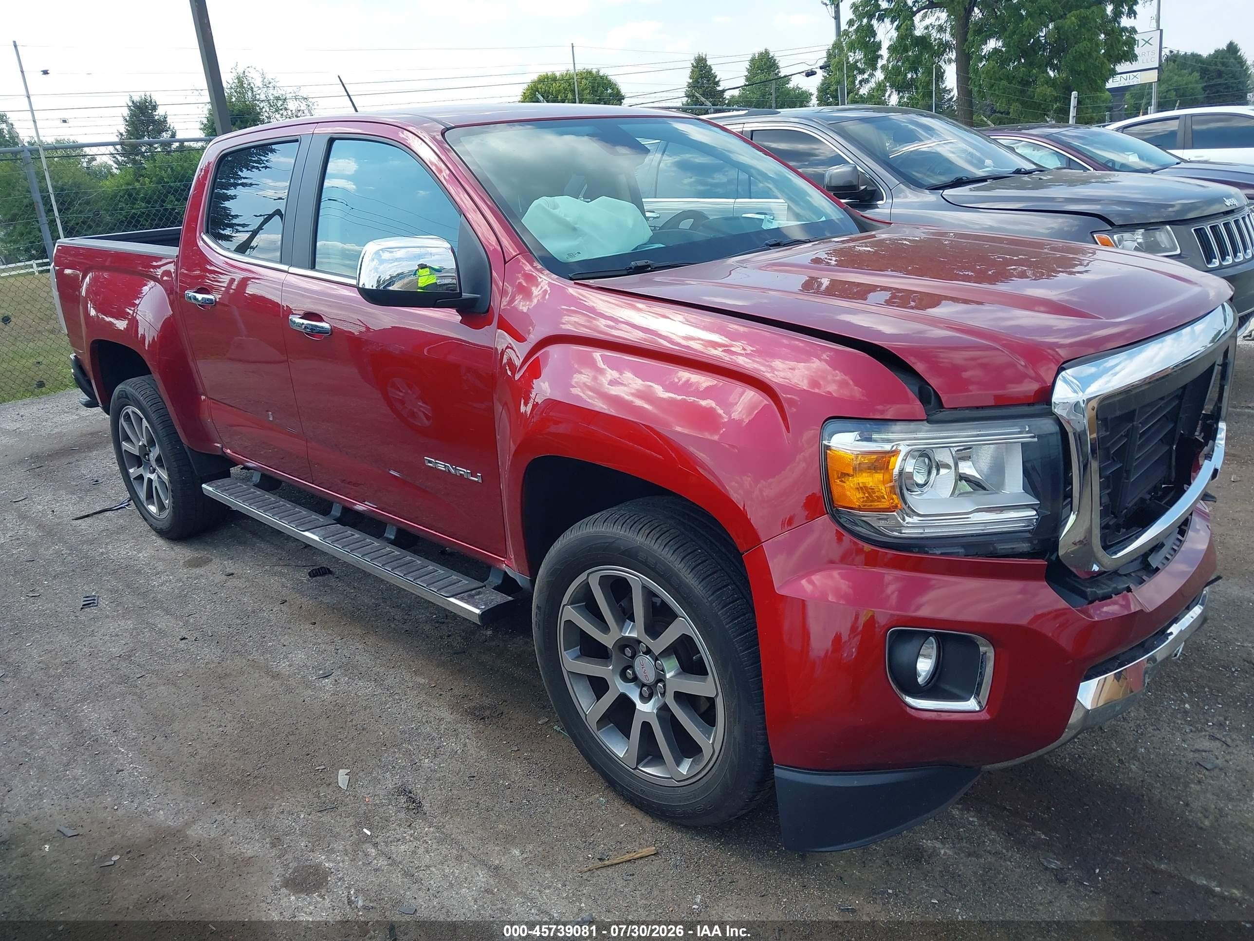 2017 GMC Canyon VIN 1GTG6EEN5H1257952 — IAAI salvage auction photo