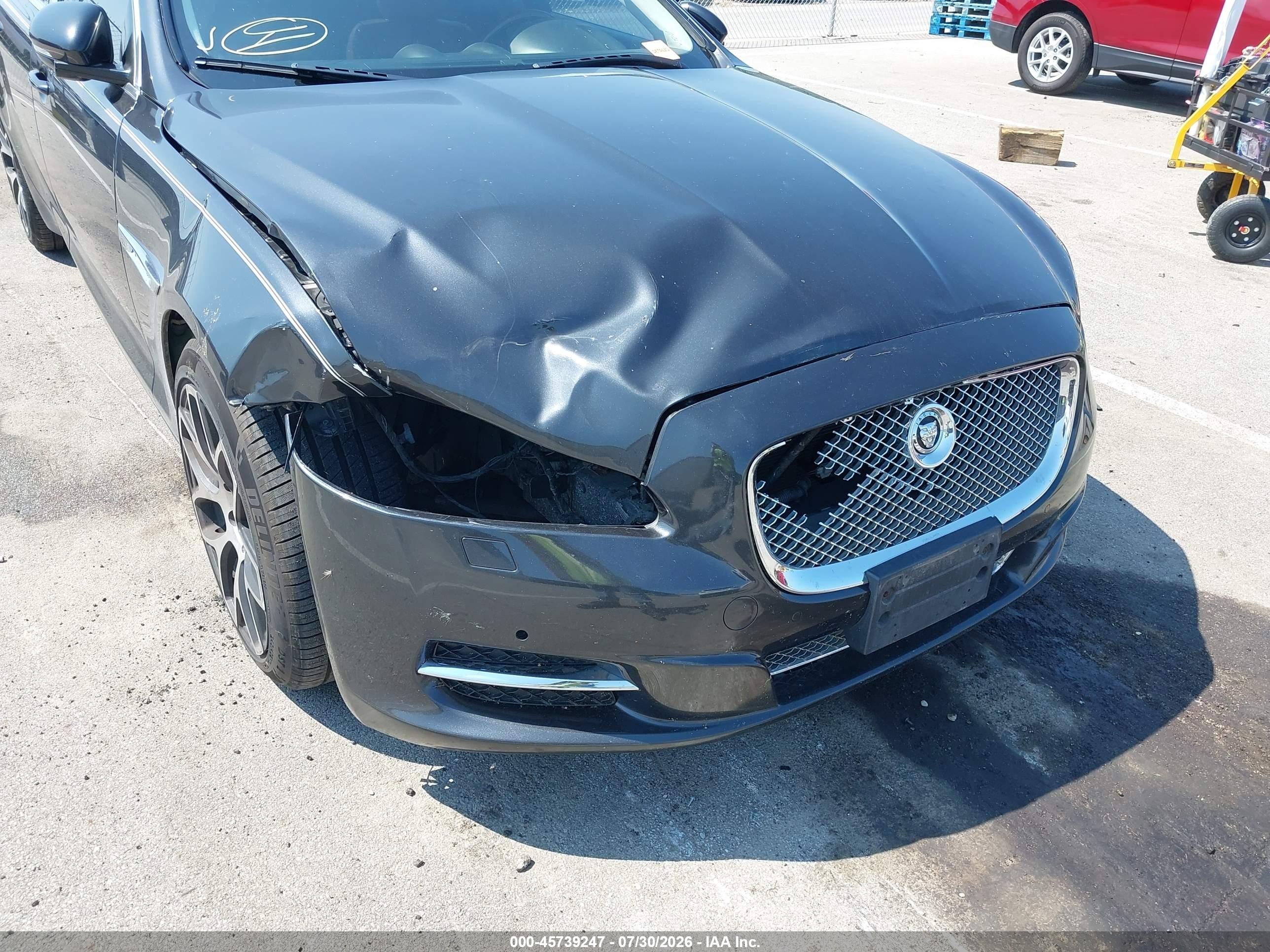 2012 Jaguar Xj series VIN SAJWA2GB0CLV39345 IAAI salvage auction — Front End, Clear (Indiana), sold $1,650 on 2026-09-13 (photo 6)