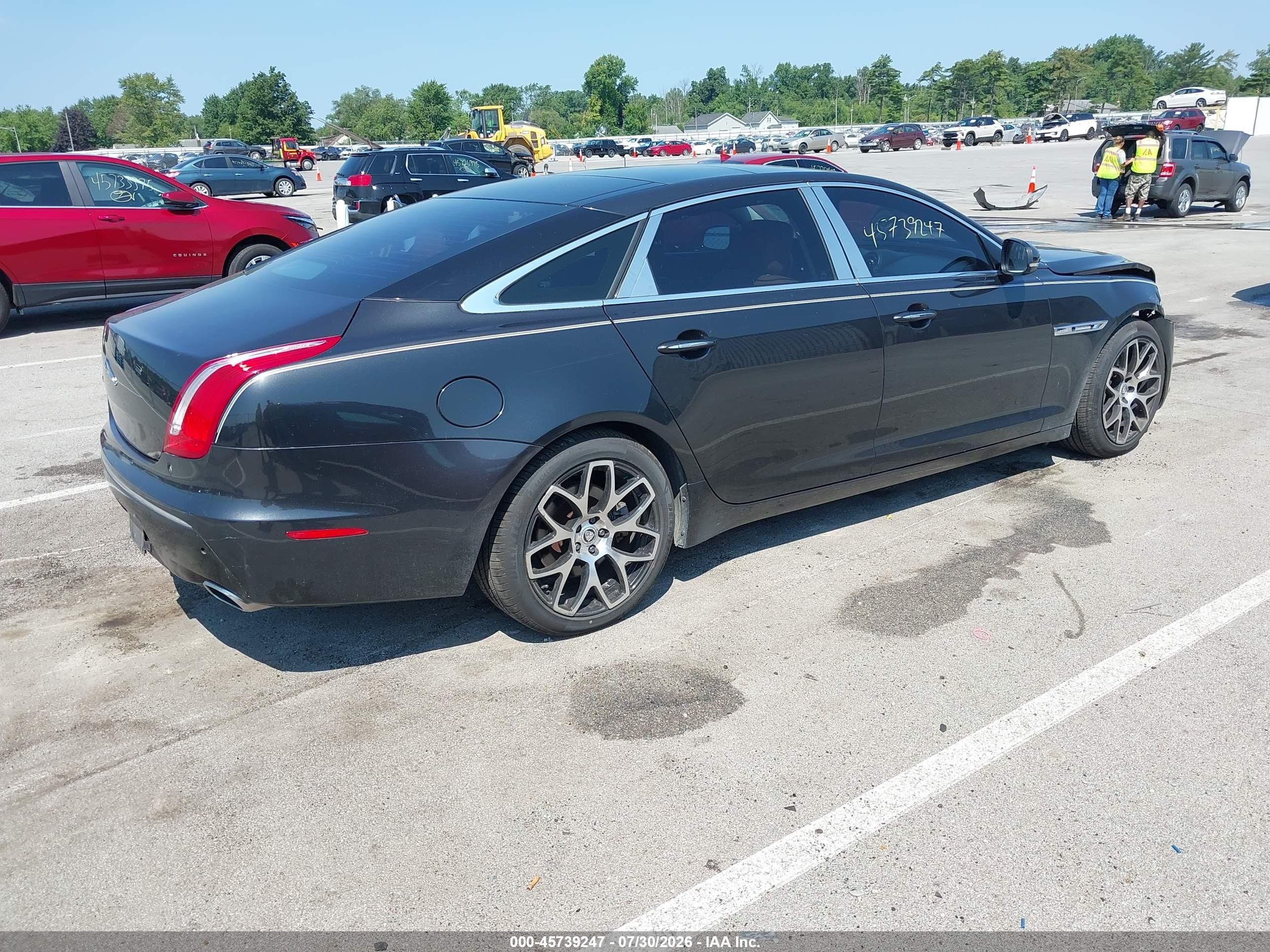 2012 Jaguar Xj series VIN SAJWA2GB0CLV39345 IAAI salvage auction — Front End, Clear (Indiana), sold $1,650 on 2026-09-13 (photo 4)