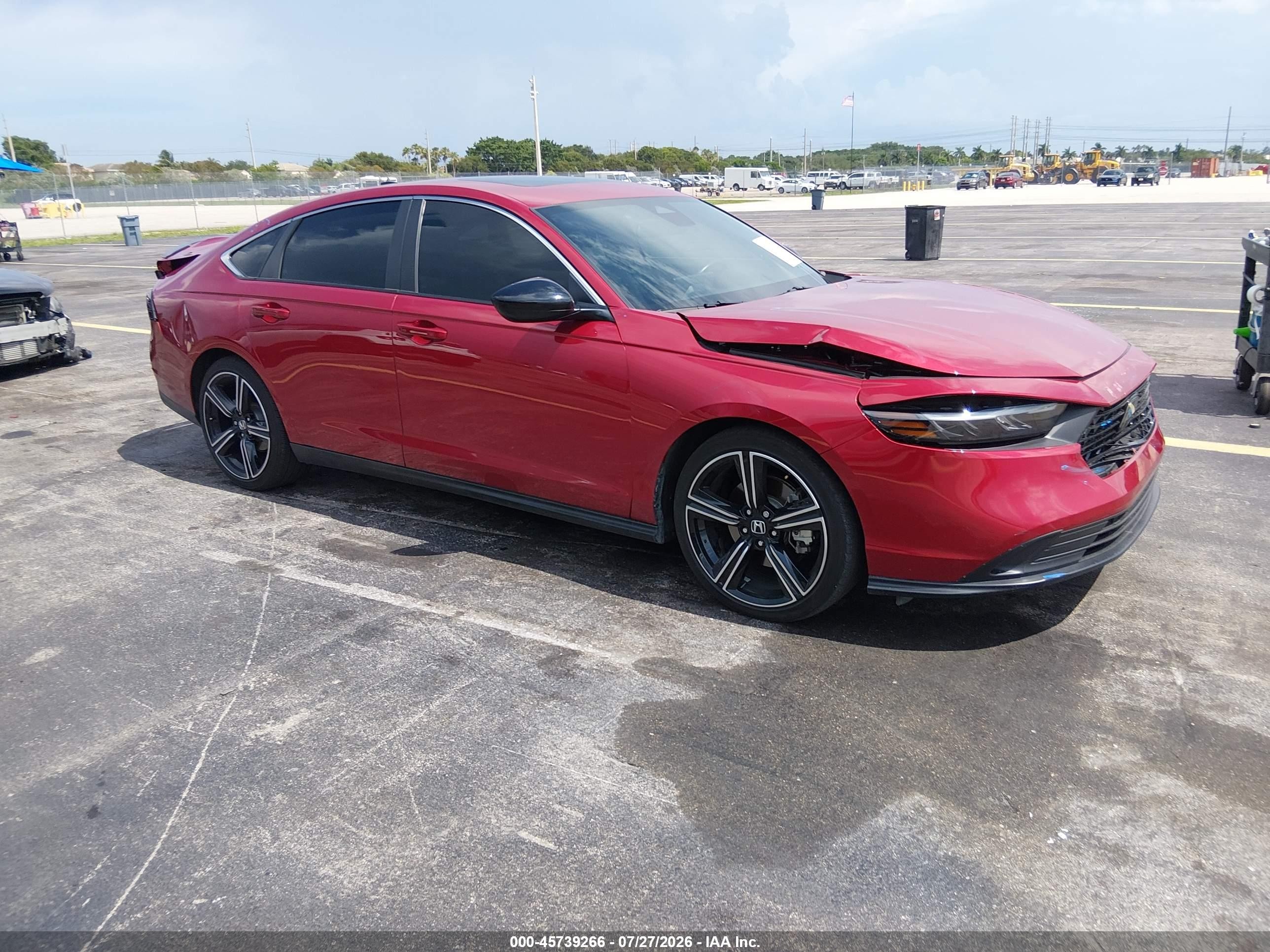 2025 Honda Accord VIN 1HGCY2F55SA016679 — IAAI salvage auction photo