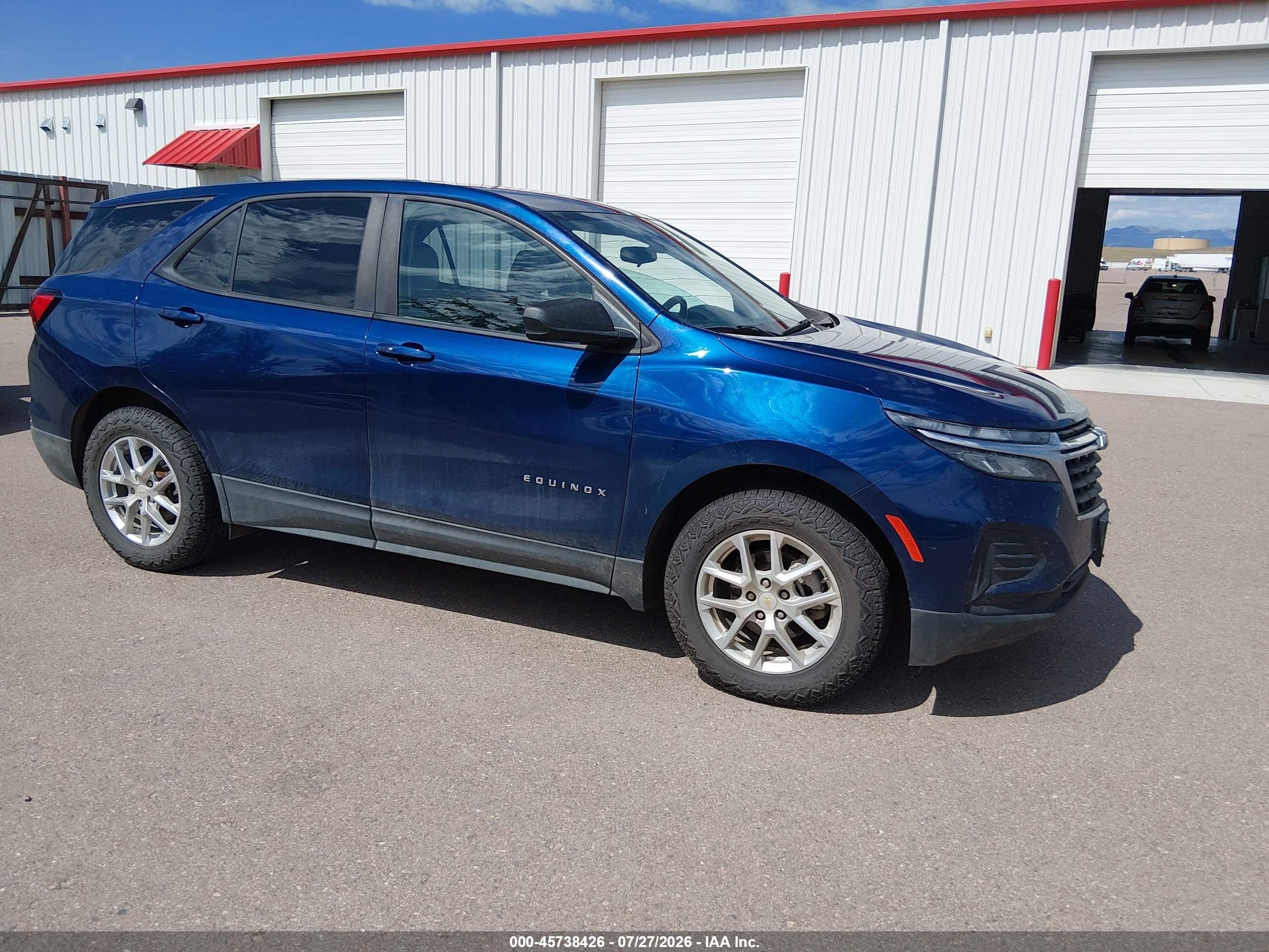 2022 Chevrolet Equinox VIN 2GNAXSEV7N6112705 — IAAI salvage auction photo