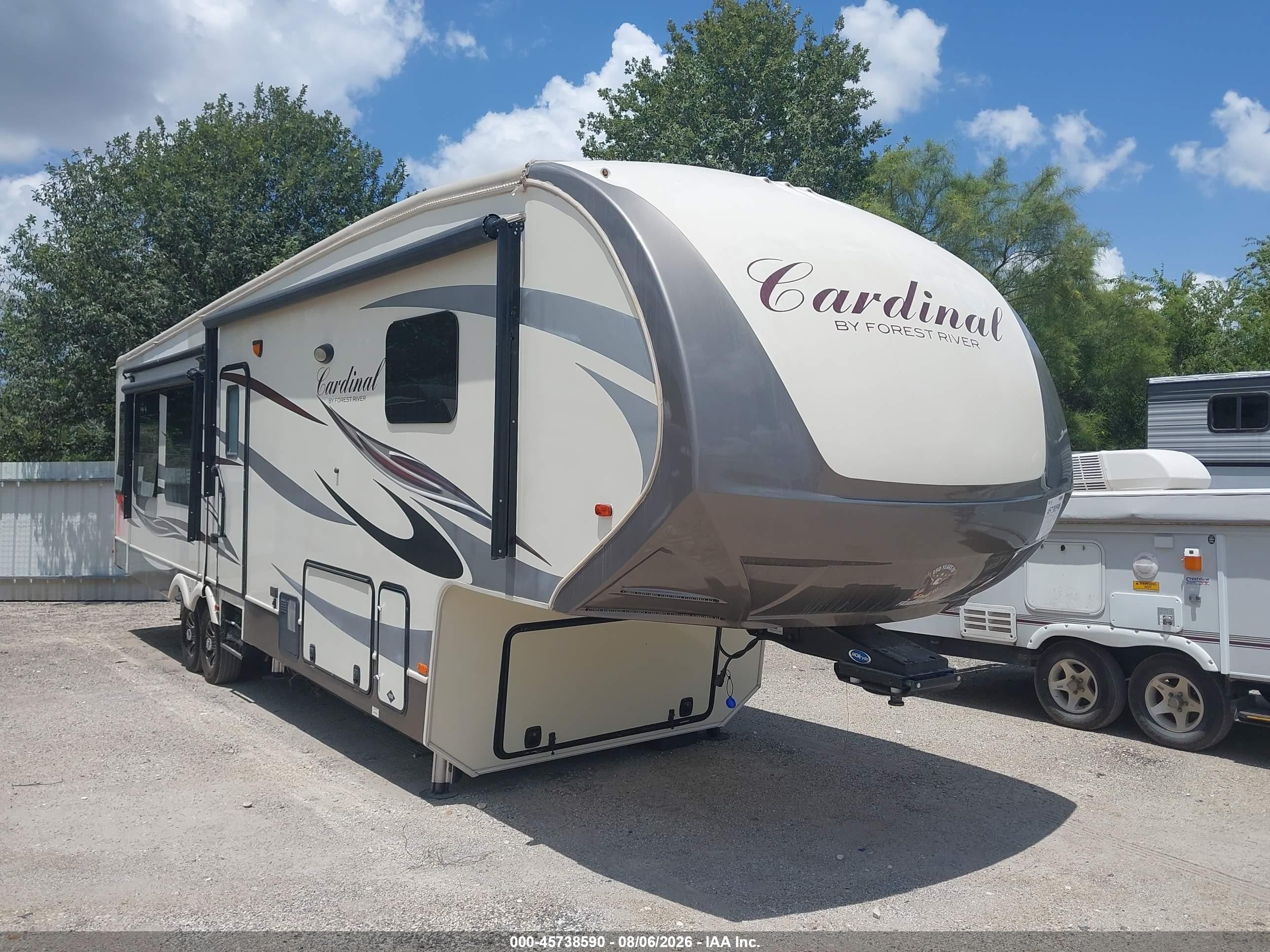 2016 Fore Cardinal VIN 4X4FCAR26GG101843 IAAI salvage auction — Unknown, Salvage (Texas), sold $8,500 on 2026-09-14 (photo 1)