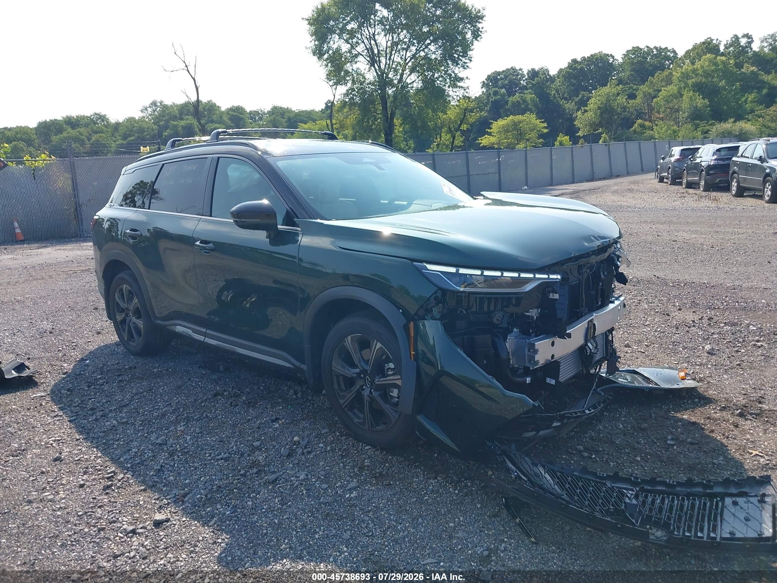 2026 Infiniti QX60 VIN 5N1AL1HU2TC354187 — IAAI salvage auction photo